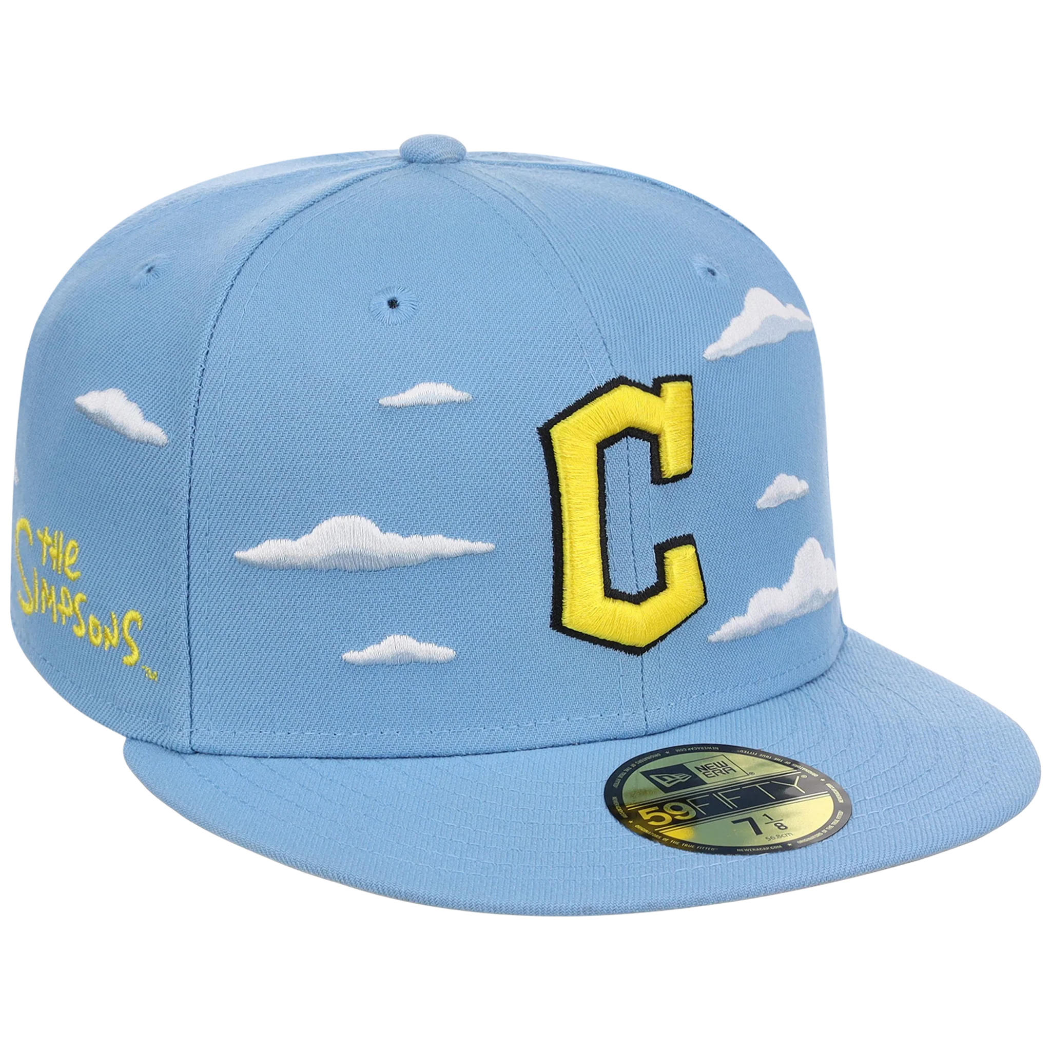 Cleveland Guardians MLB Simpsons 'Clouds' New Era 59FIFTY