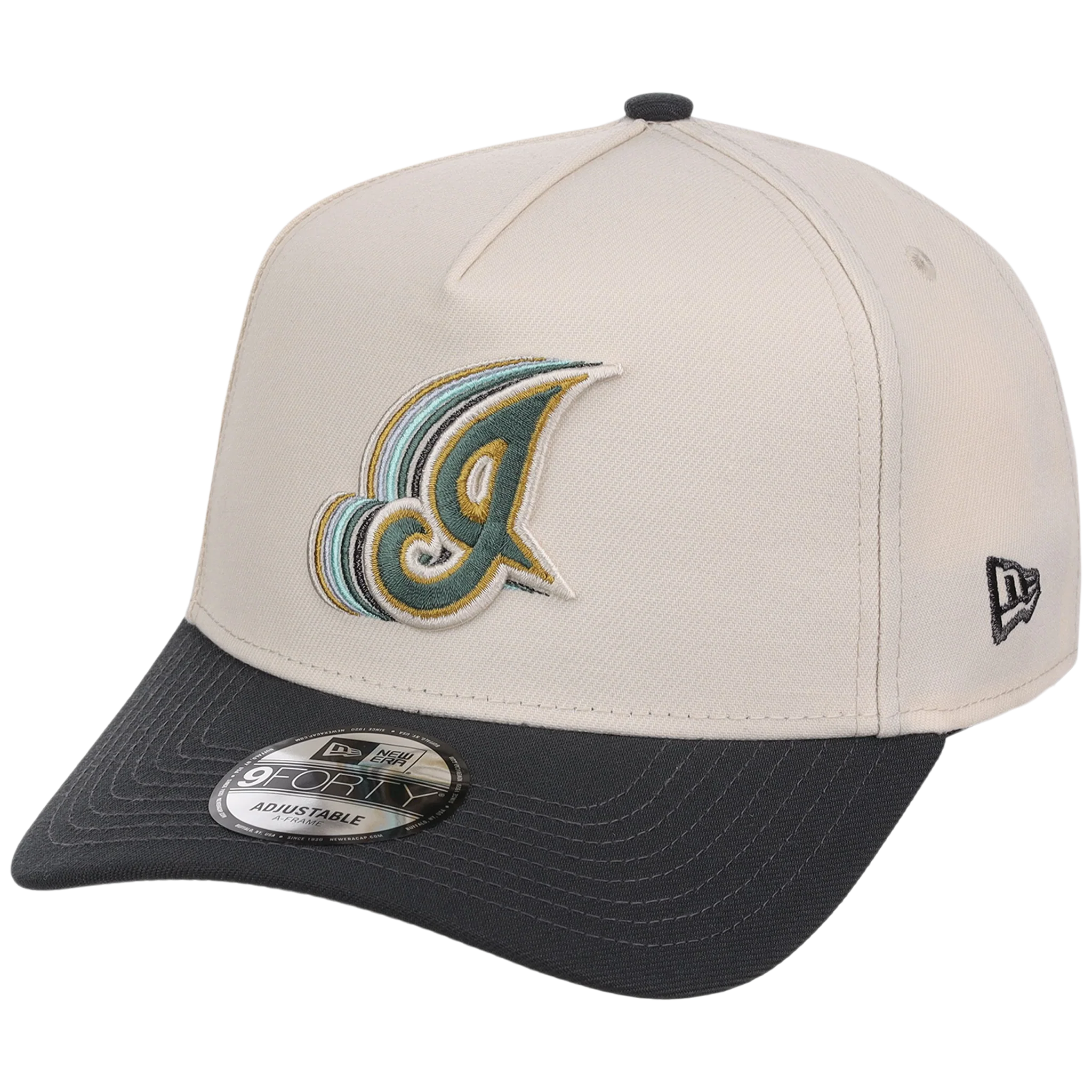 Cleveland Indians MLB Cream Clouds New Era 9FORTY - Image 4