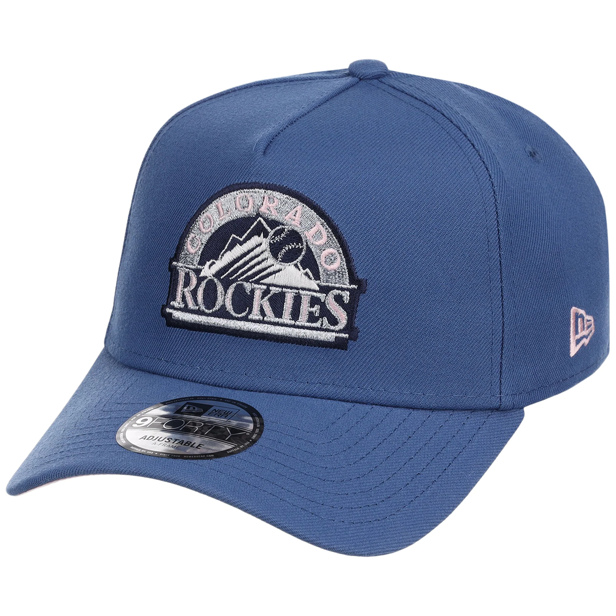 Colorado Rockies MLB Pink Indigo New Era 9FORTY - Image 4
