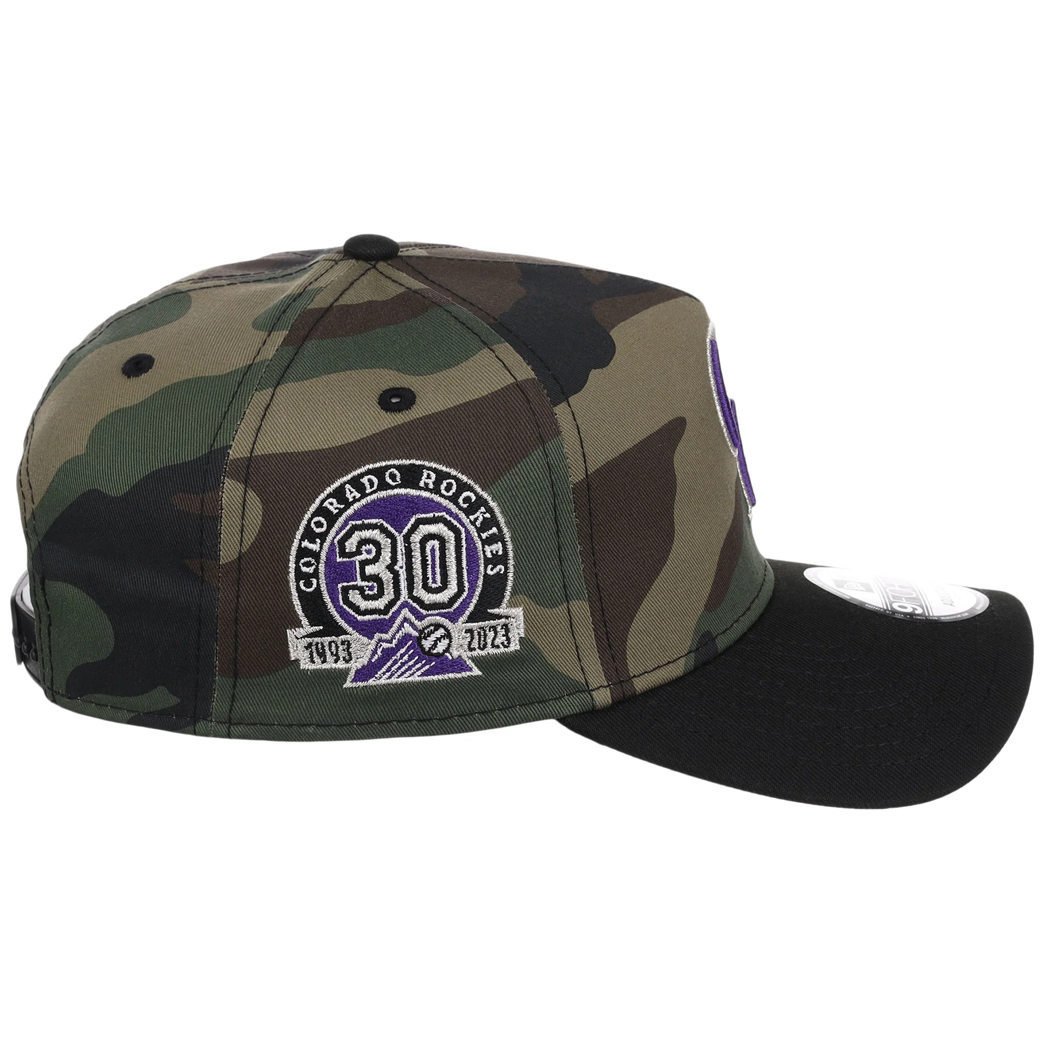 Colorado Rockies MLB Woodland Contrast New Era 9FORTY - Image 3