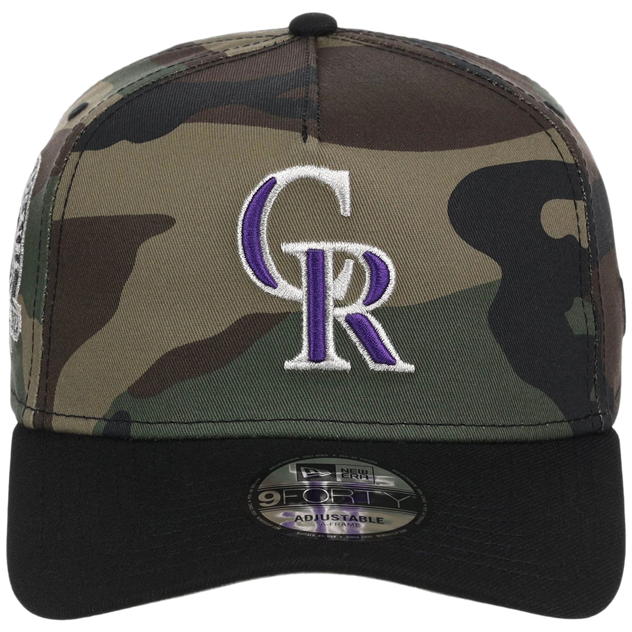 Colorado Rockies MLB Woodland Contrast New Era 9FORTY - Image 5