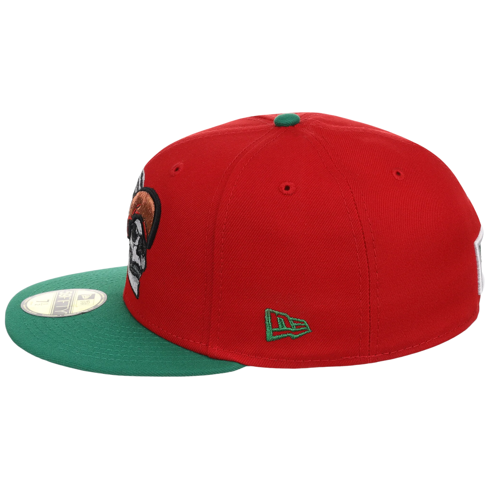 Crown the City: Mexico City - Aztec Head New Era 59FIFTY (Red/Dark Green) - Image 6