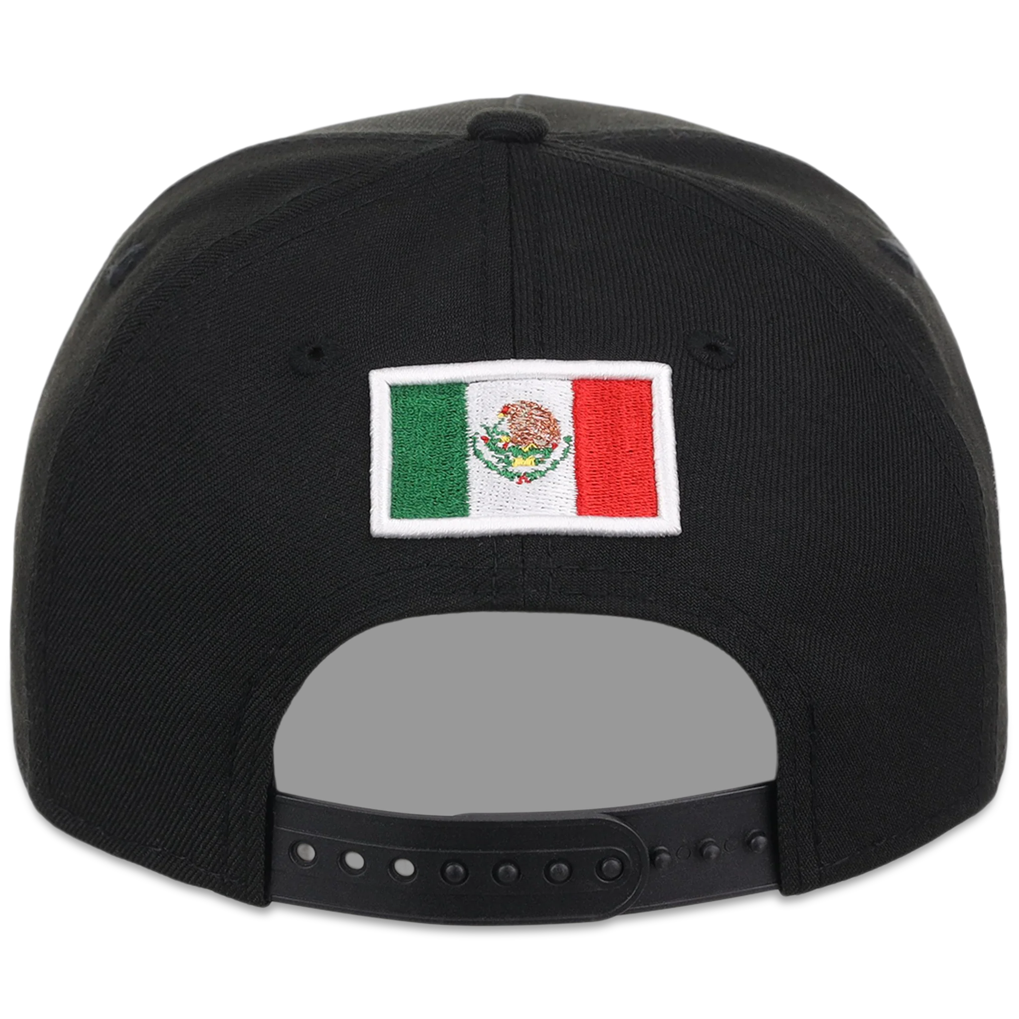 Crown the City: Mexico City - Aztec Head New Era 9FORTY (Black/Black) - Image 7
