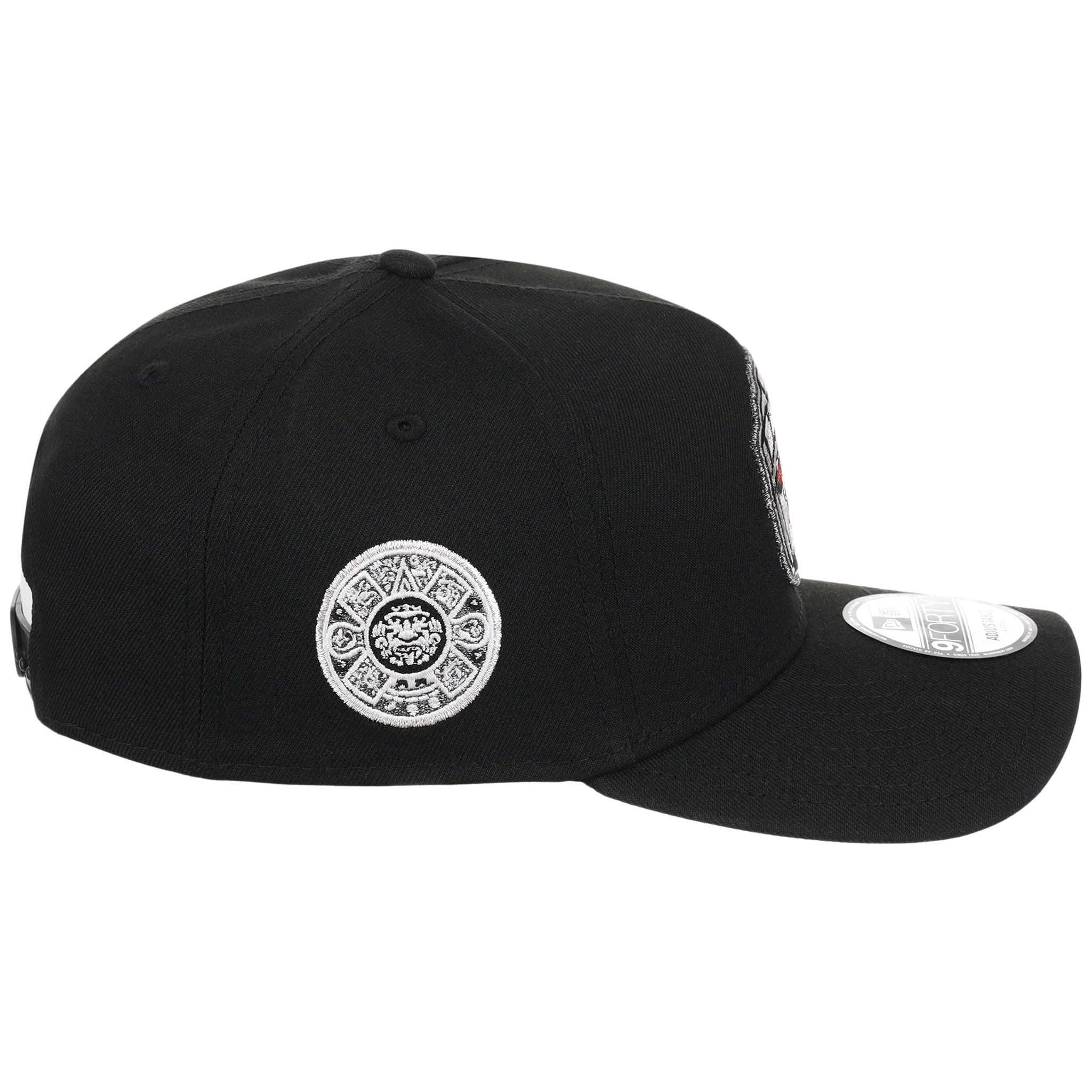 Crown the City: Mexico City - Aztec Mayan New Era 9FORTY (Black/Black) - Image 3