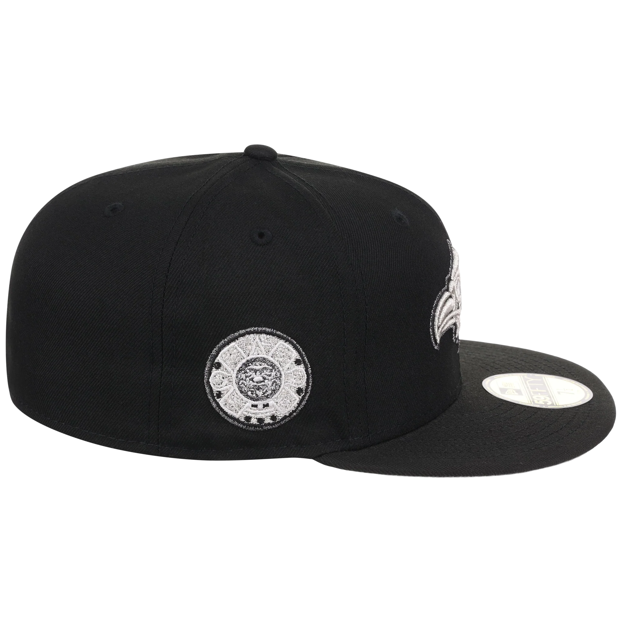 Crown the City: Mexico City - Aztec New Era 59FIFTY (Black/Black) - Image 3