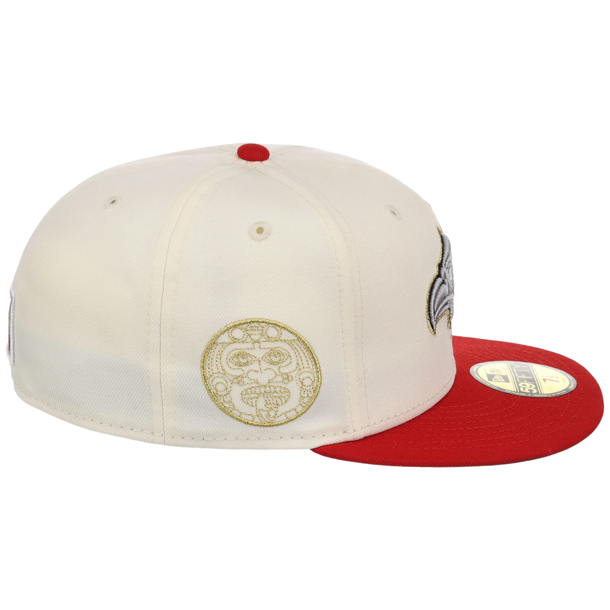 Crown the City: Mexico City - Aztec New Era 59FIFTY (Chrome/Red) - Image 3