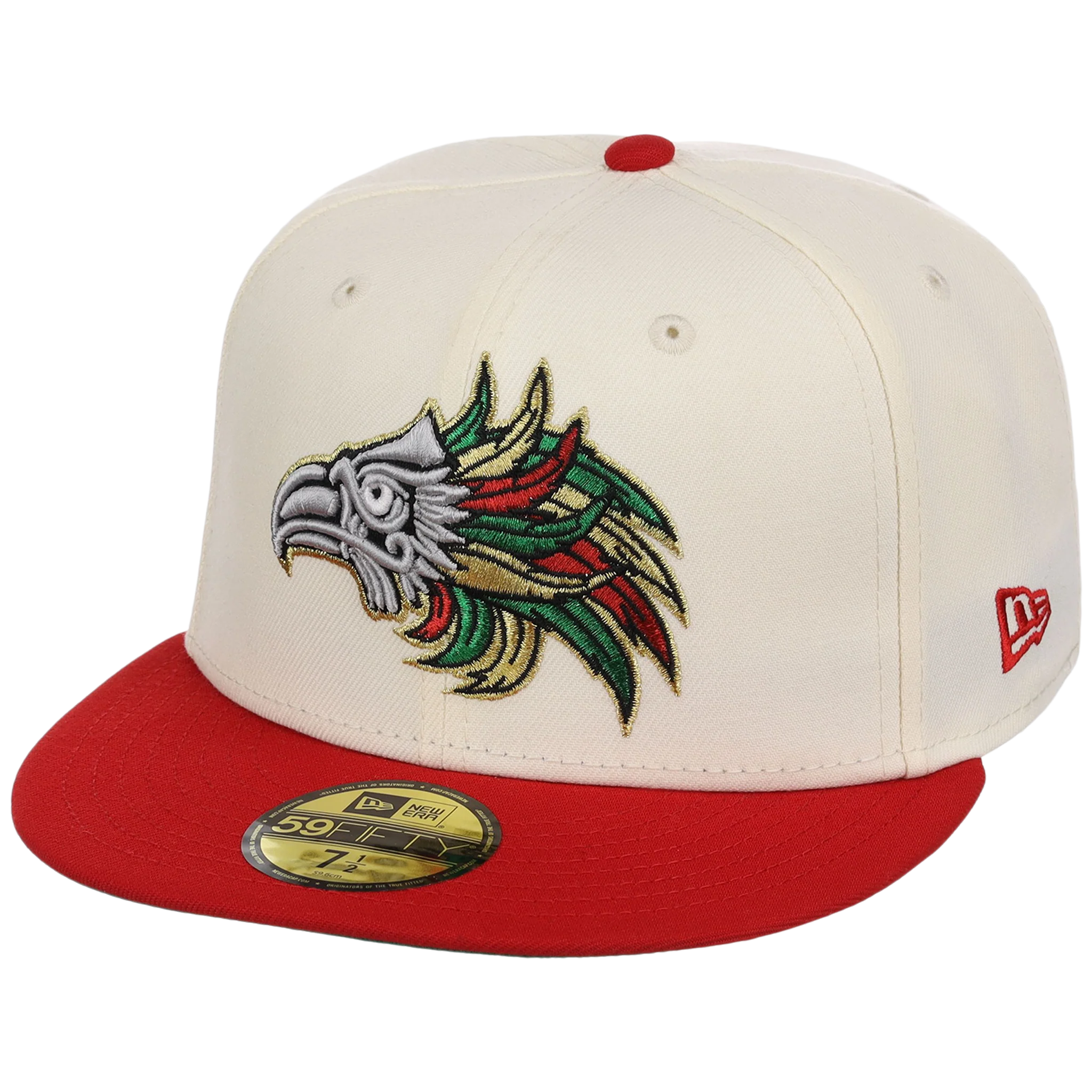 Crown the City: Mexico City - Aztec New Era 59FIFTY (Chrome/Red) - Image 4