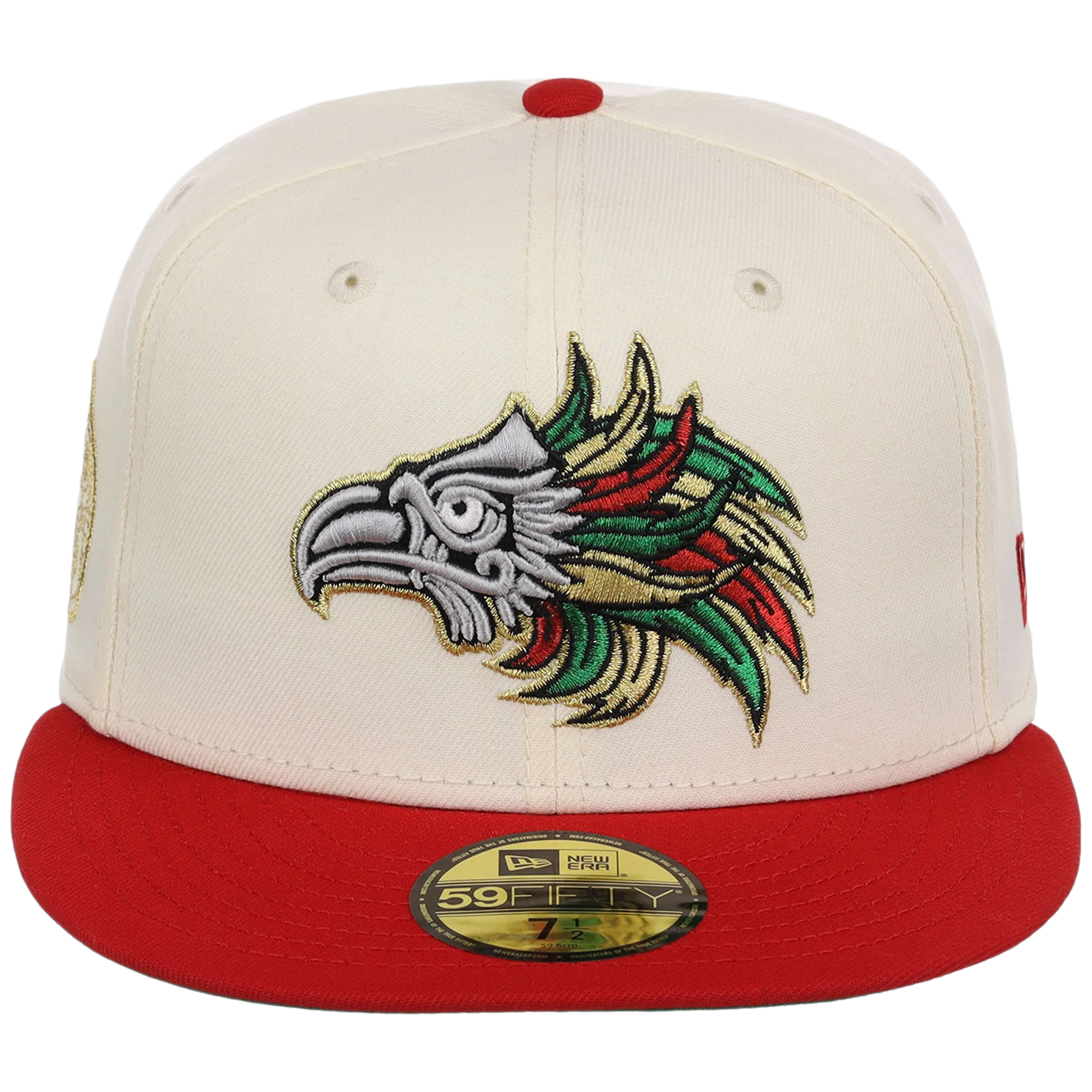 Crown the City: Mexico City - Aztec New Era 59FIFTY (Chrome/Red) - Image 5