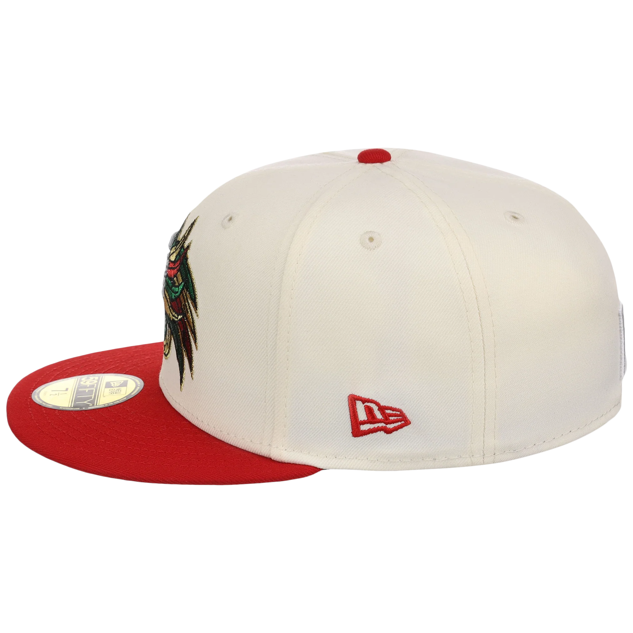 Crown the City: Mexico City - Aztec New Era 59FIFTY (Chrome/Red) - Image 6