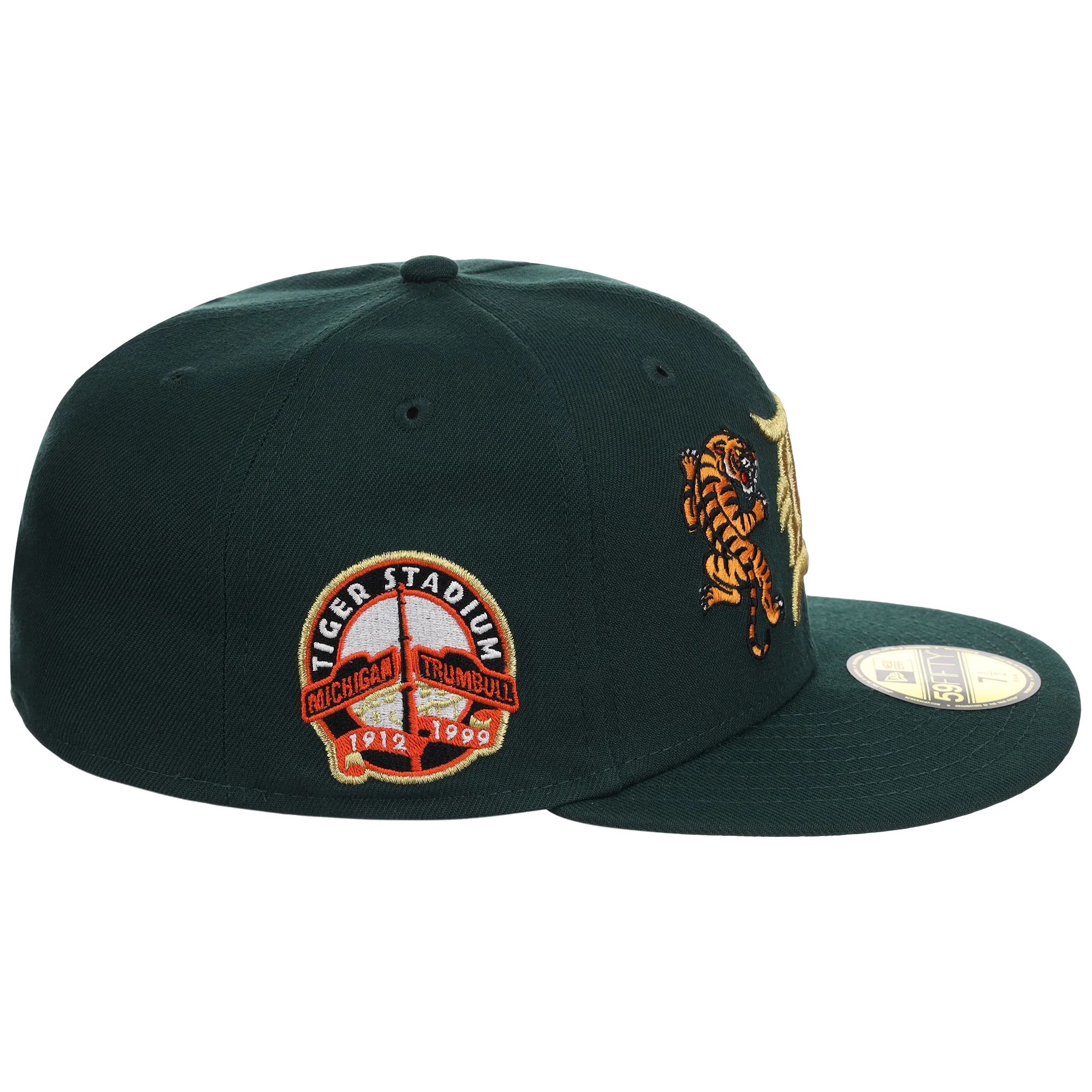 Detroit Tigers Detroit Crown the City 'Double Tiger' - Dark Green 59FIFTY - Image 3