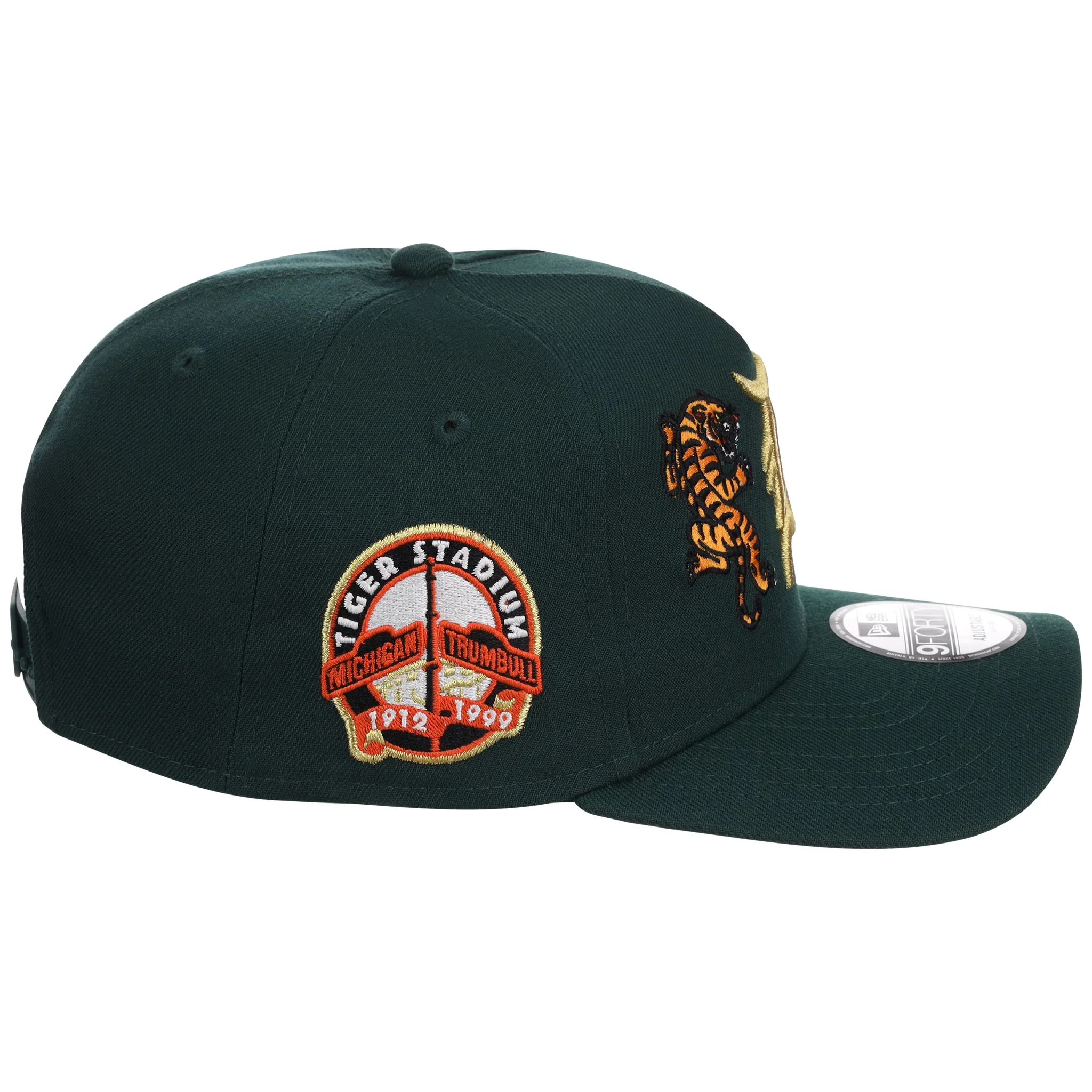 Detroit Tigers Detroit Crown the City 'Double Tiger' - Dark Green 9FORTY - Image 3