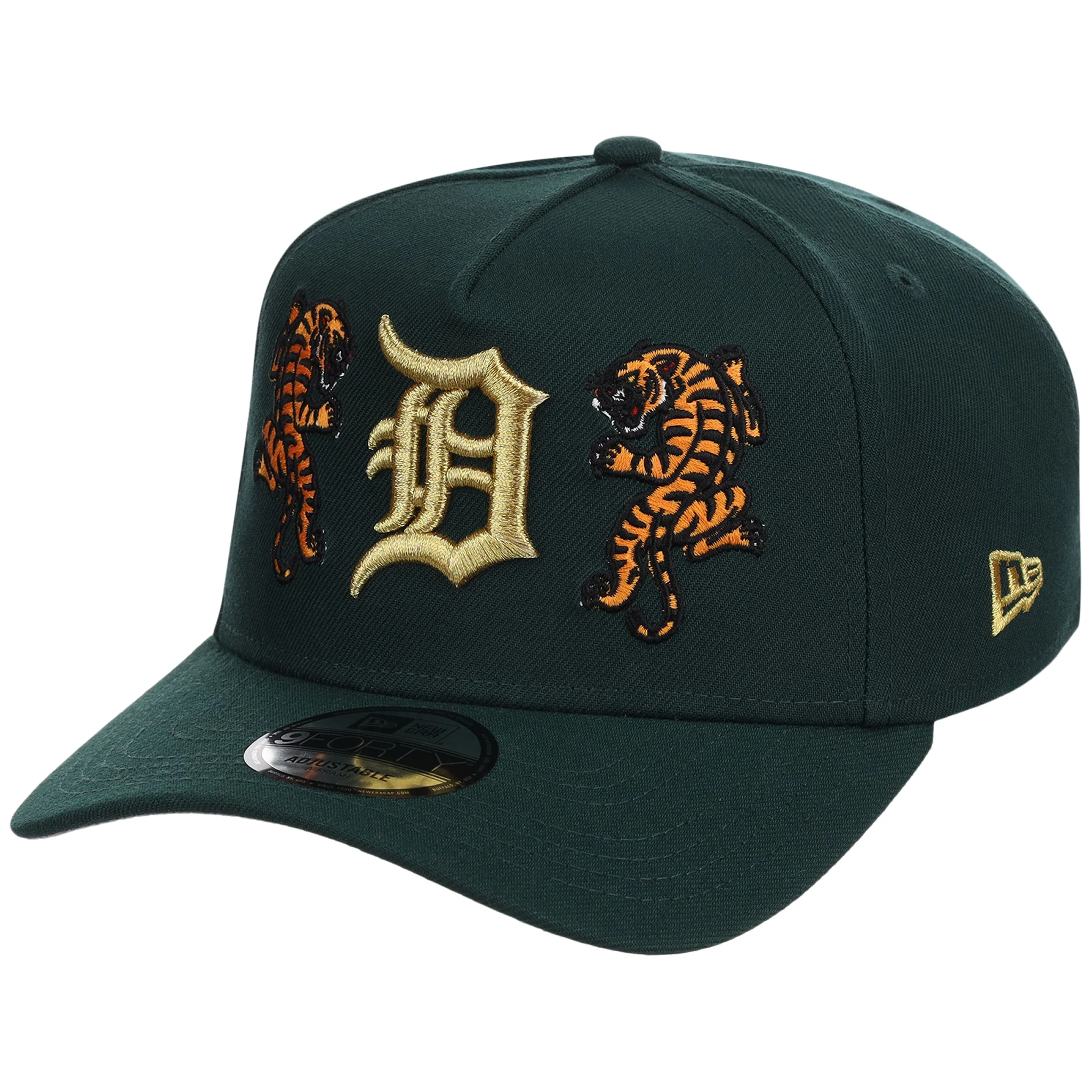 Detroit Tigers Detroit Crown the City 'Double Tiger' - Dark Green 9FORTY - Image 4