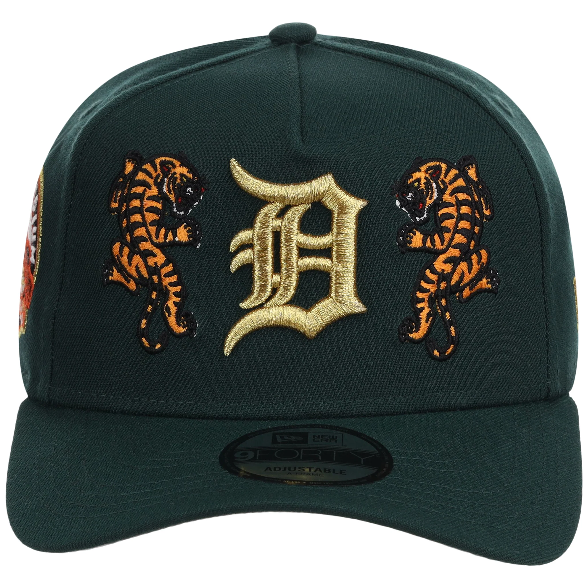 Detroit Tigers Detroit Crown the City 'Double Tiger' - Dark Green 9FORTY - Image 5