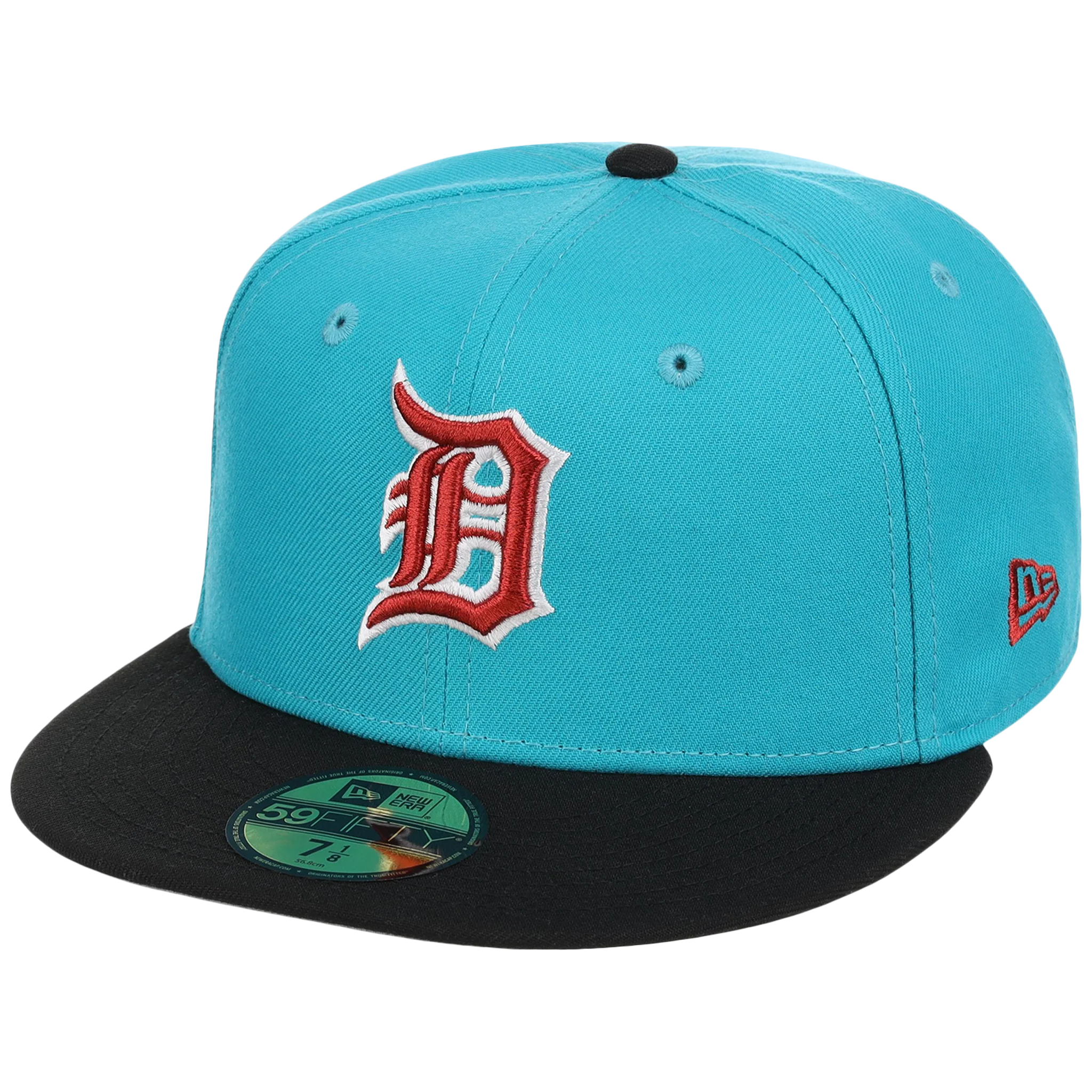 Detroit Tigers MLB “Concrete Legacy” New Era 59FIFTY Collection - Teal/Black - Image 4