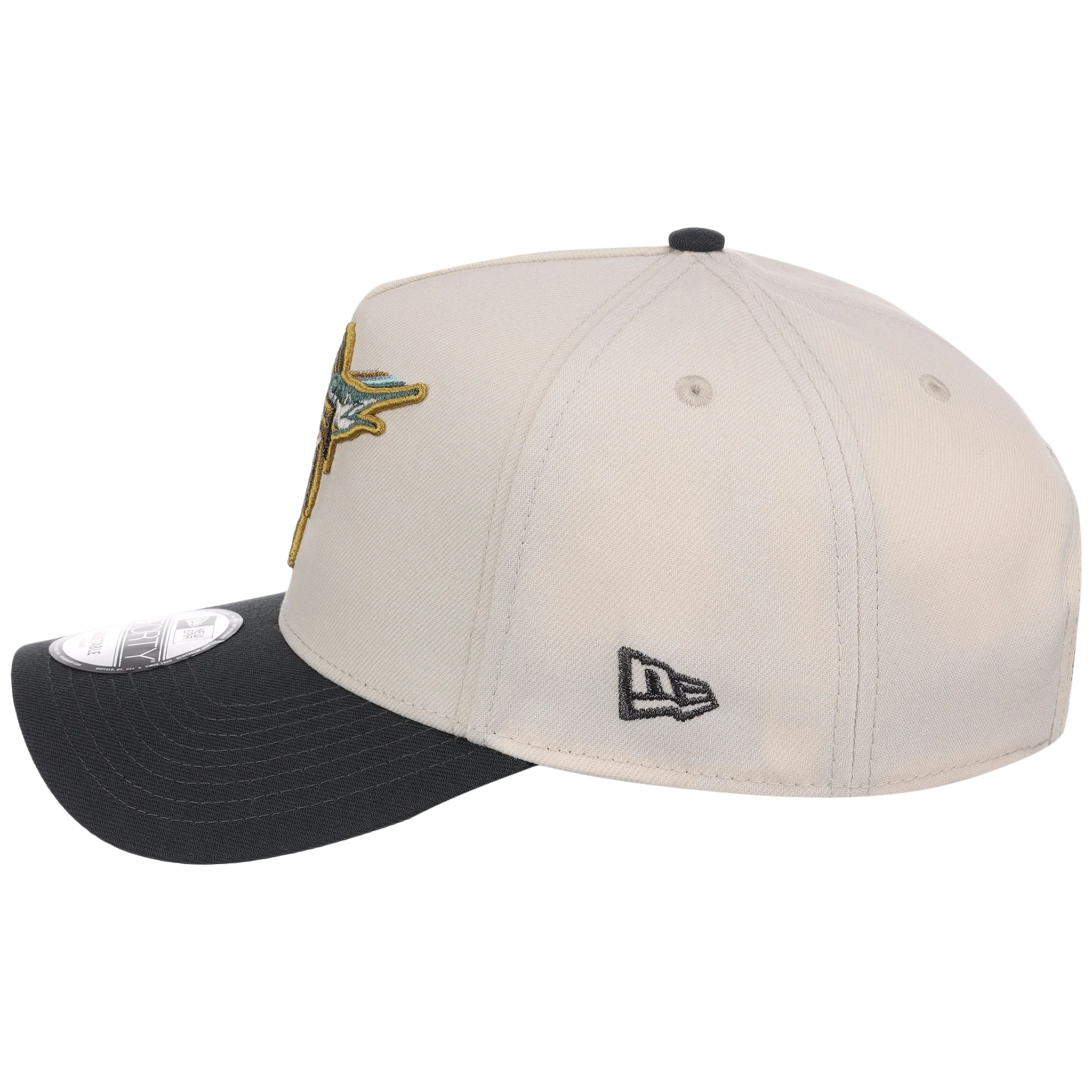 Florida Marlins MLB Cream Clouds New Era 9FORTY - Image 6
