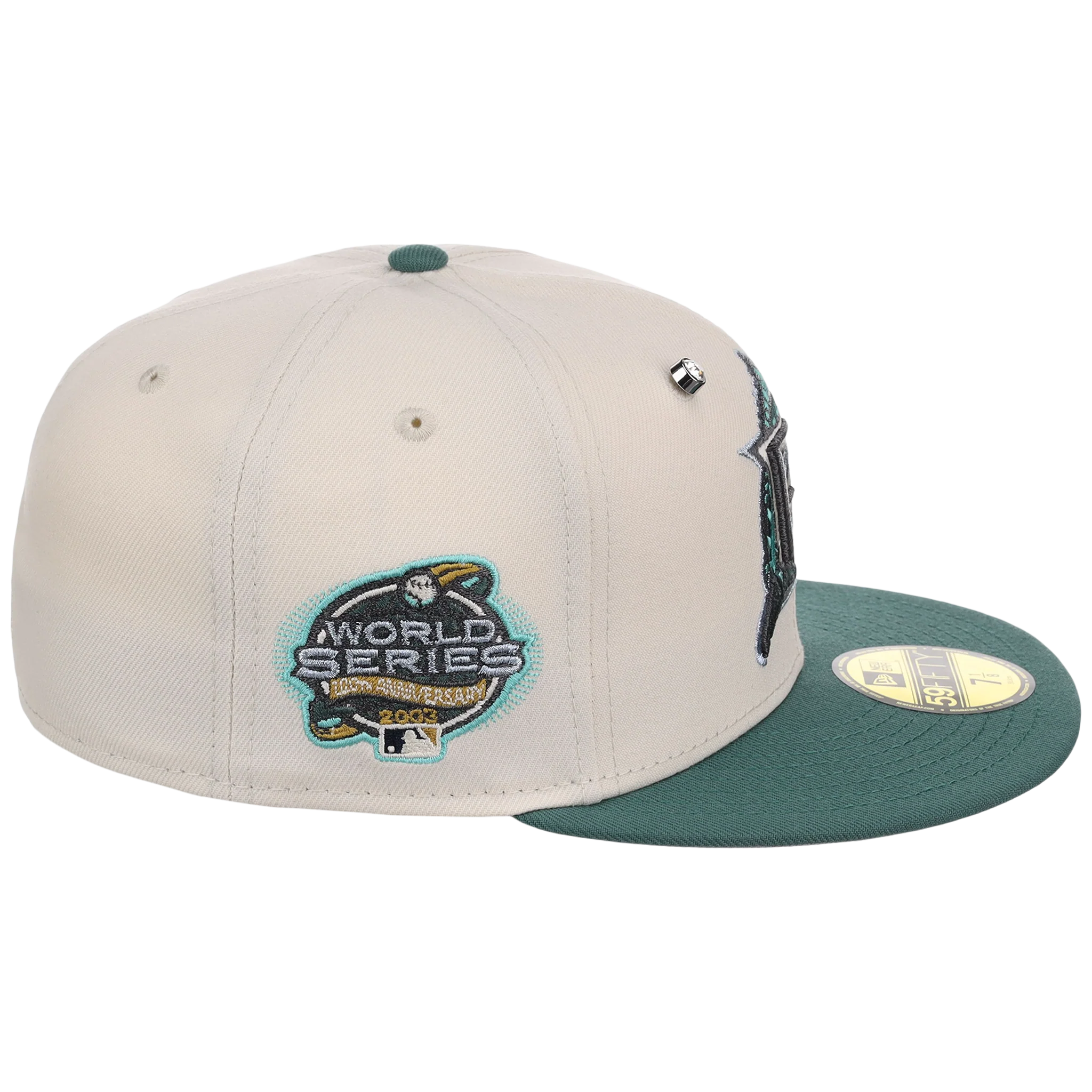 Florida Marlins MLB Cream Lichen New Era 59FIFTY - Image 3