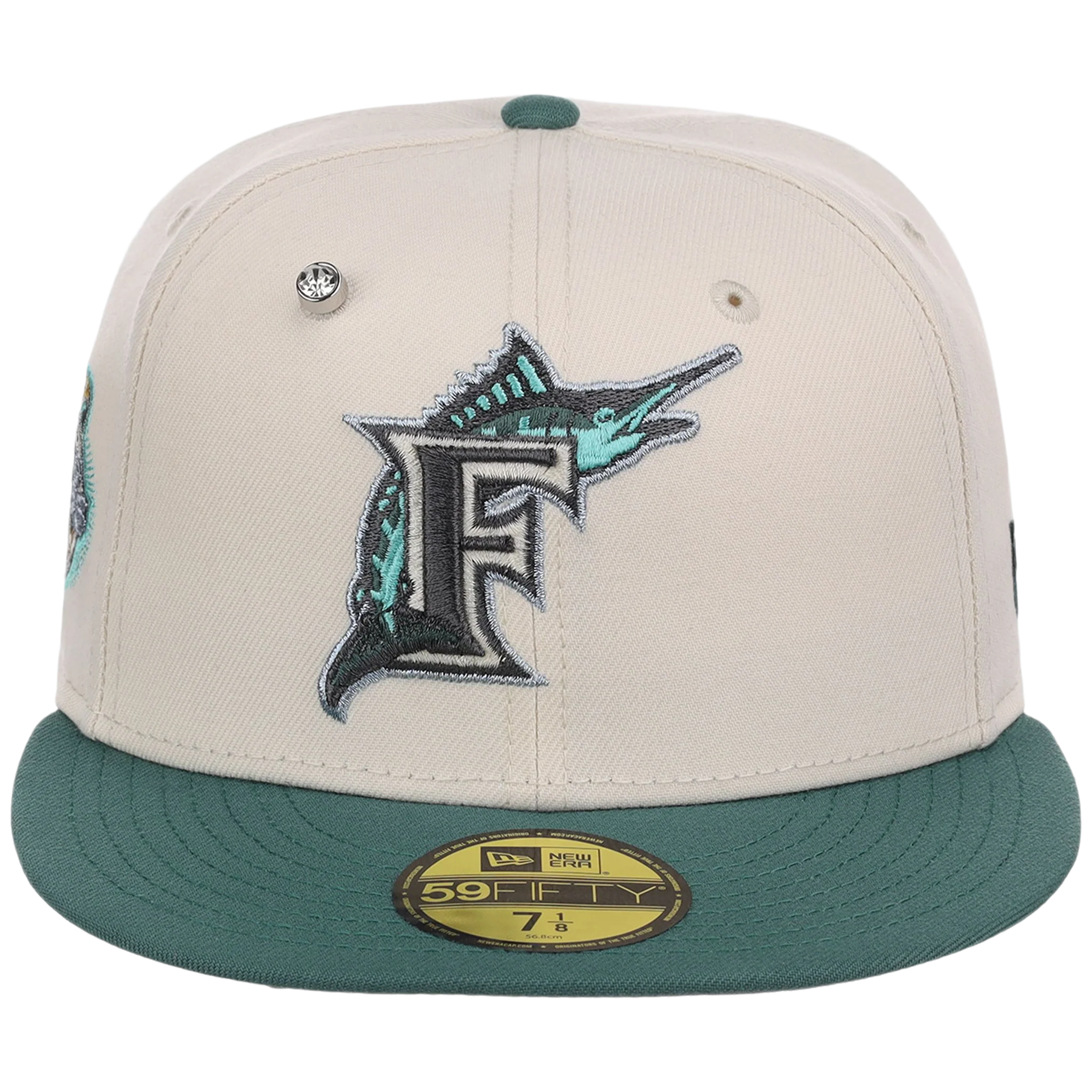 Florida Marlins MLB Cream Lichen New Era 59FIFTY - Image 5