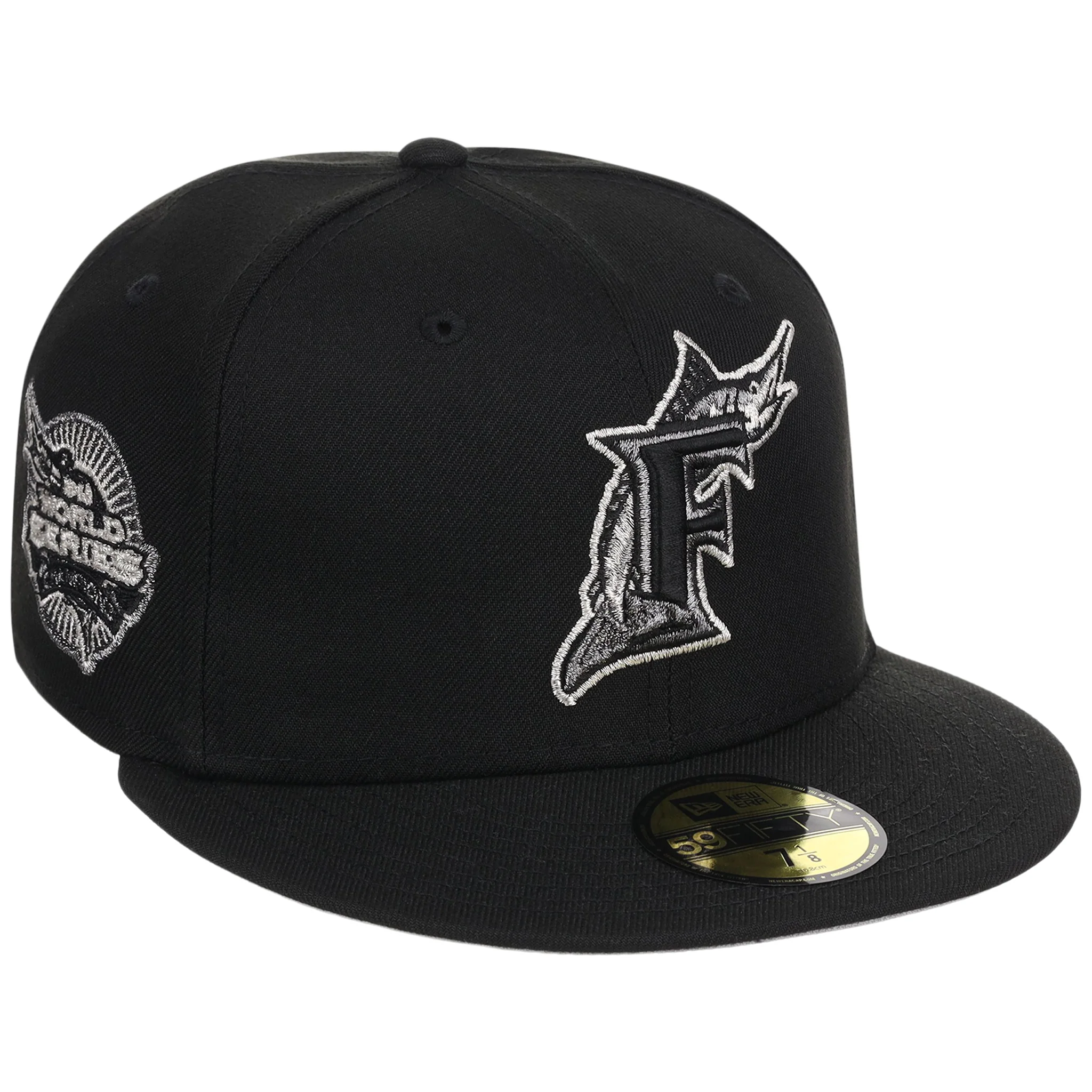 Florida Marlins MLB Liquid Titanium New Era 59FIFTY