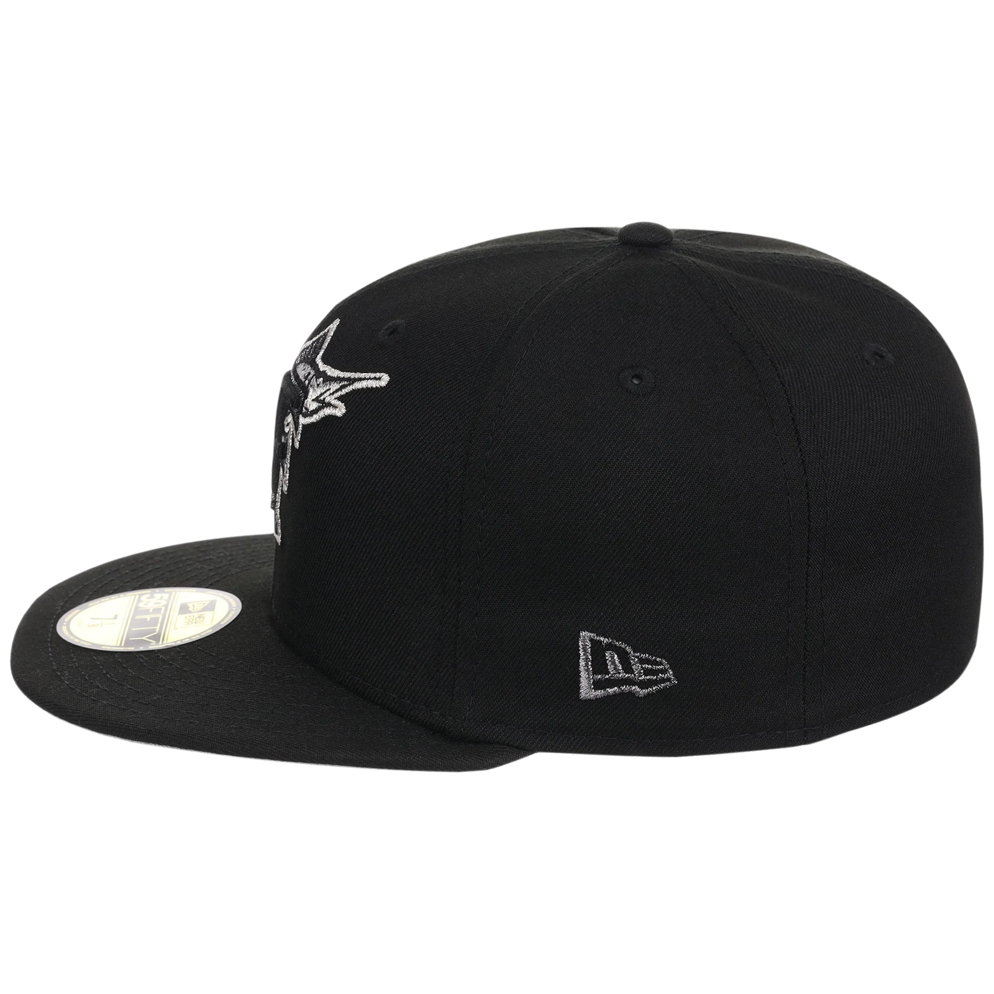 Florida Marlins MLB Liquid Titanium New Era 59FIFTY - Image 6