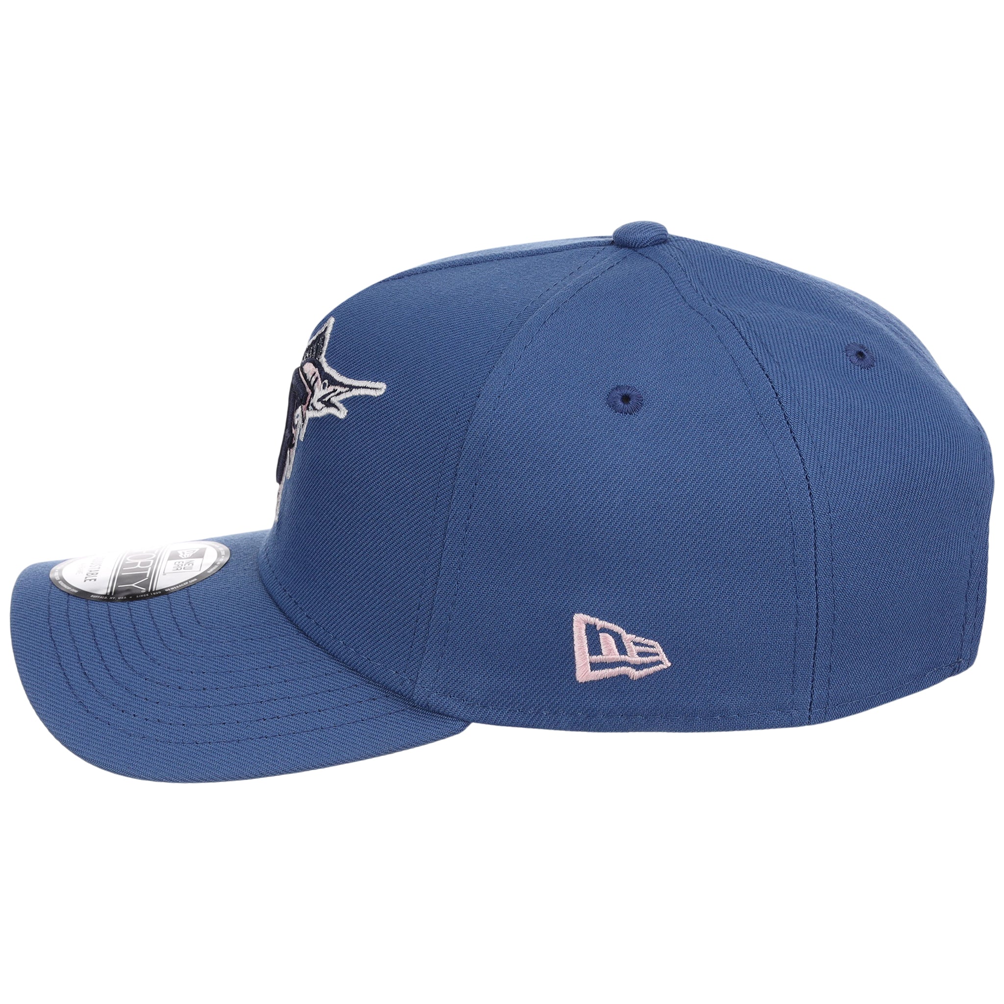 Florida Marlins MLB Pink Indigo New Era 9FORTY - Image 6