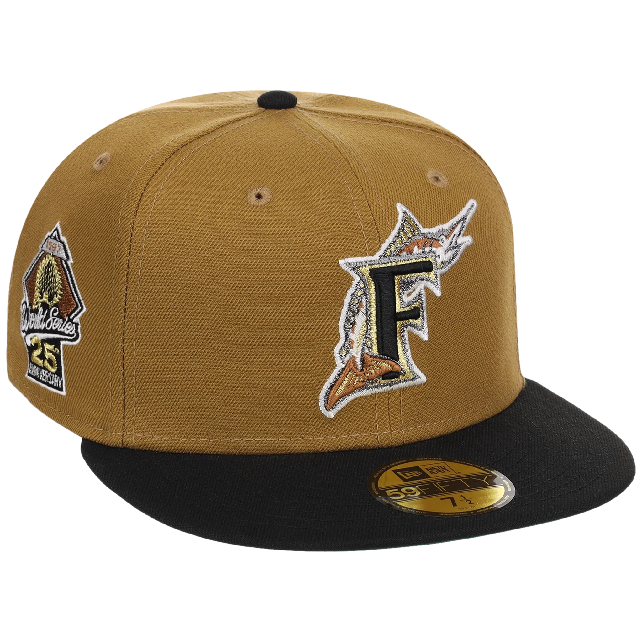 Florida Marlins The Chamber New Era 59FIFTY - Gold/Black