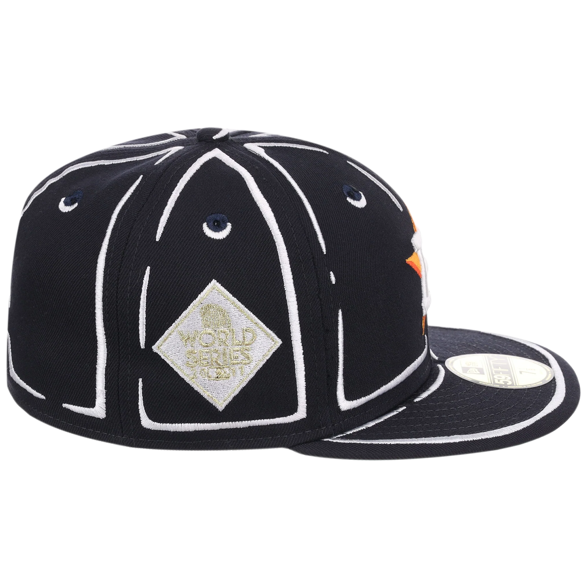 Houston Astros Joshua Vides x MLB 'Outline' New Era 59FIFTY Collection - Image 3