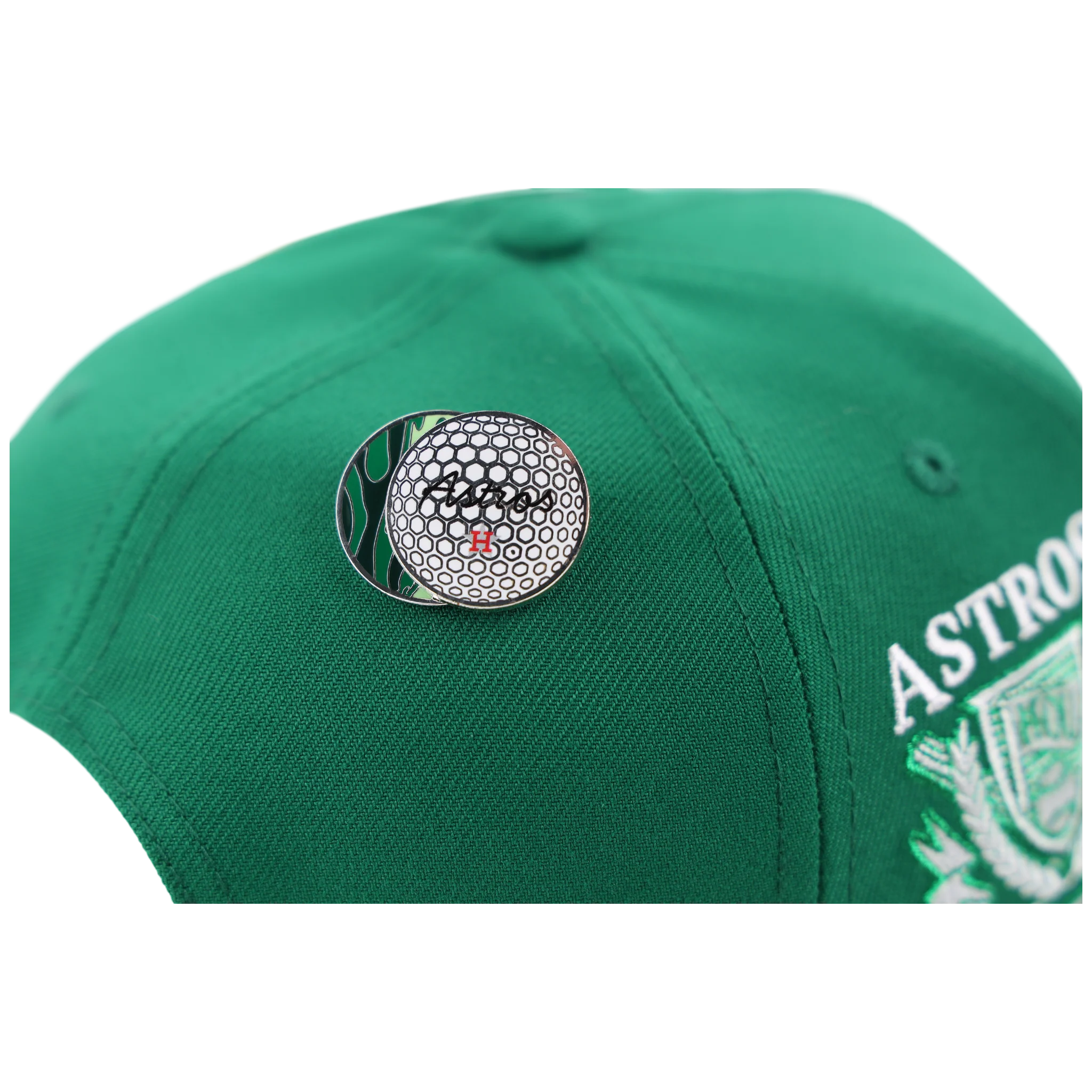 Houston Astros MLB Augusta Bloom New Era 9FORTY w/ Golf Pin - Image 2