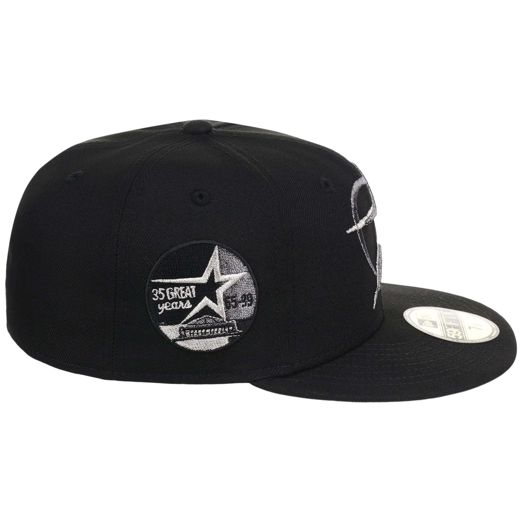 Houston Astros MLB Liquid Titanium New Era 59FIFTY - Image 3