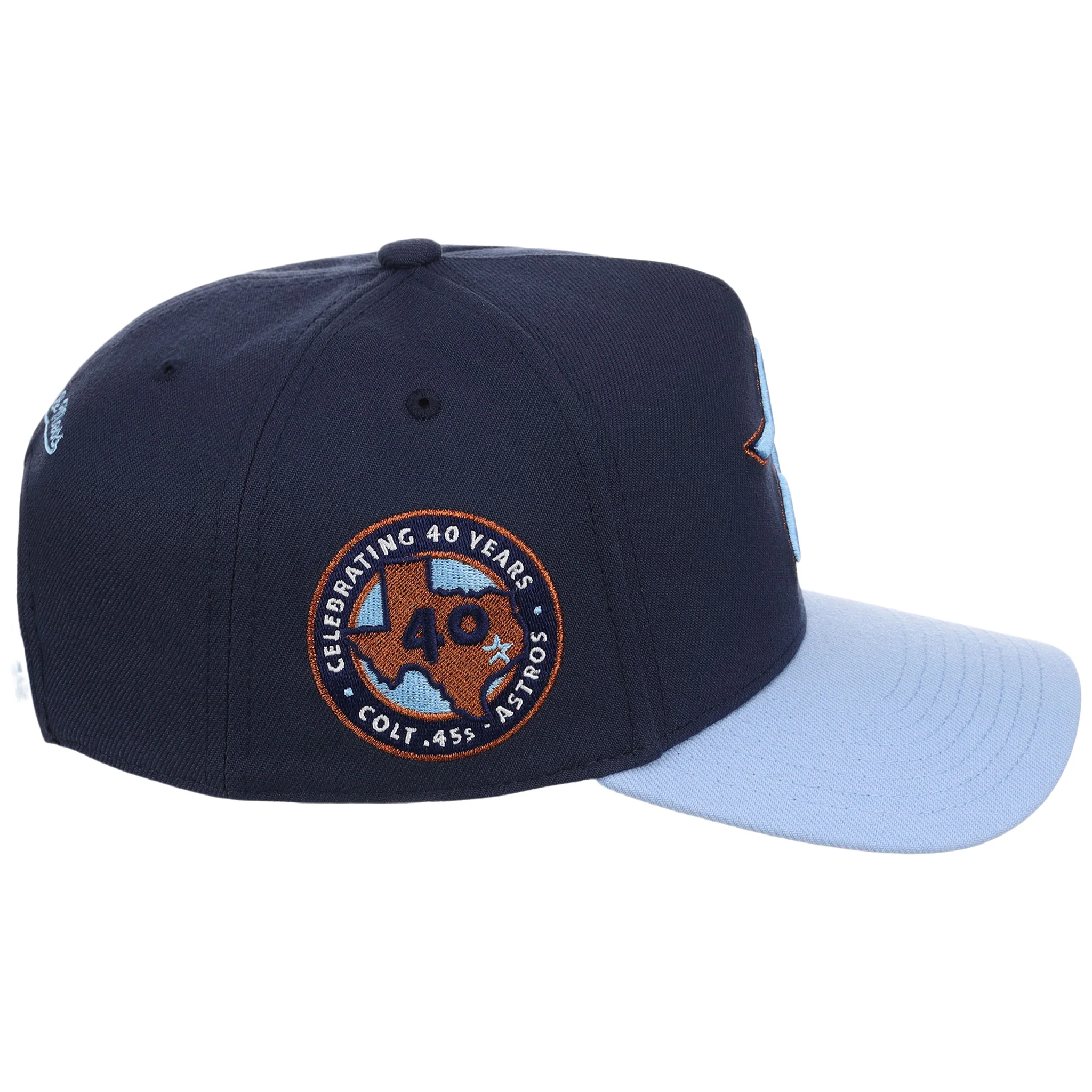 Houston Astros MLB Ocean Sky Mitchell & Ness Pro Pinch - Image 3