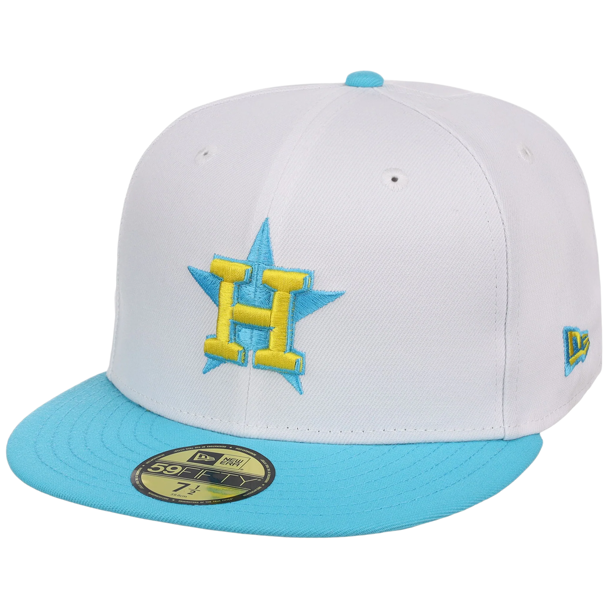 Houston Astros MLB Simpsons Localized New Era 59FIFTY - Cowboy - White/Light Blue - Image 4