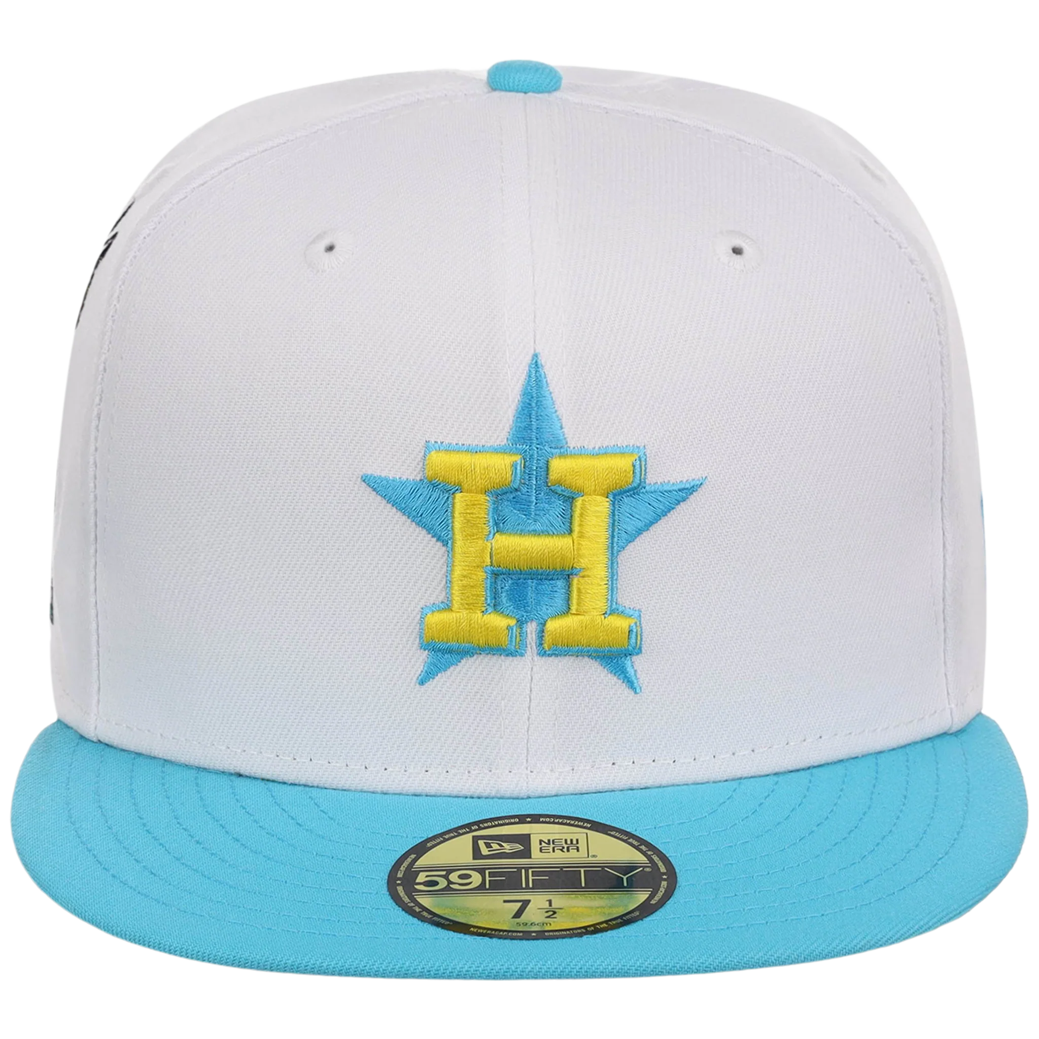 Houston Astros MLB Simpsons Localized New Era 59FIFTY - Cowboy - White/Light Blue - Image 5