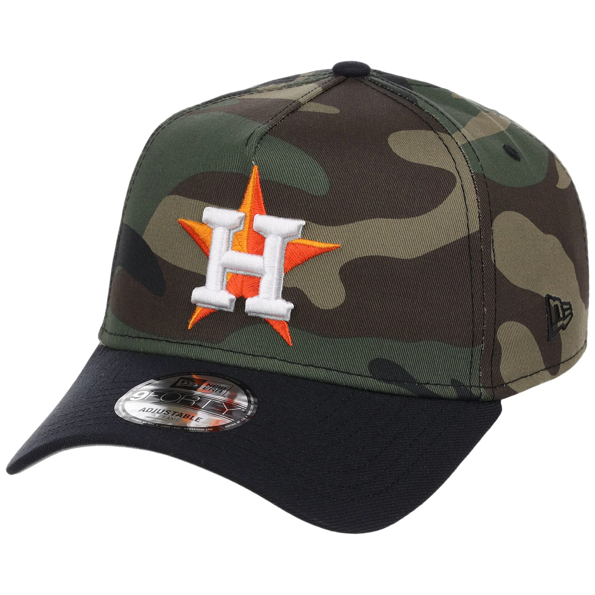 Houston Astros MLB Woodland Contrast New Era 9FORTY - Image 4