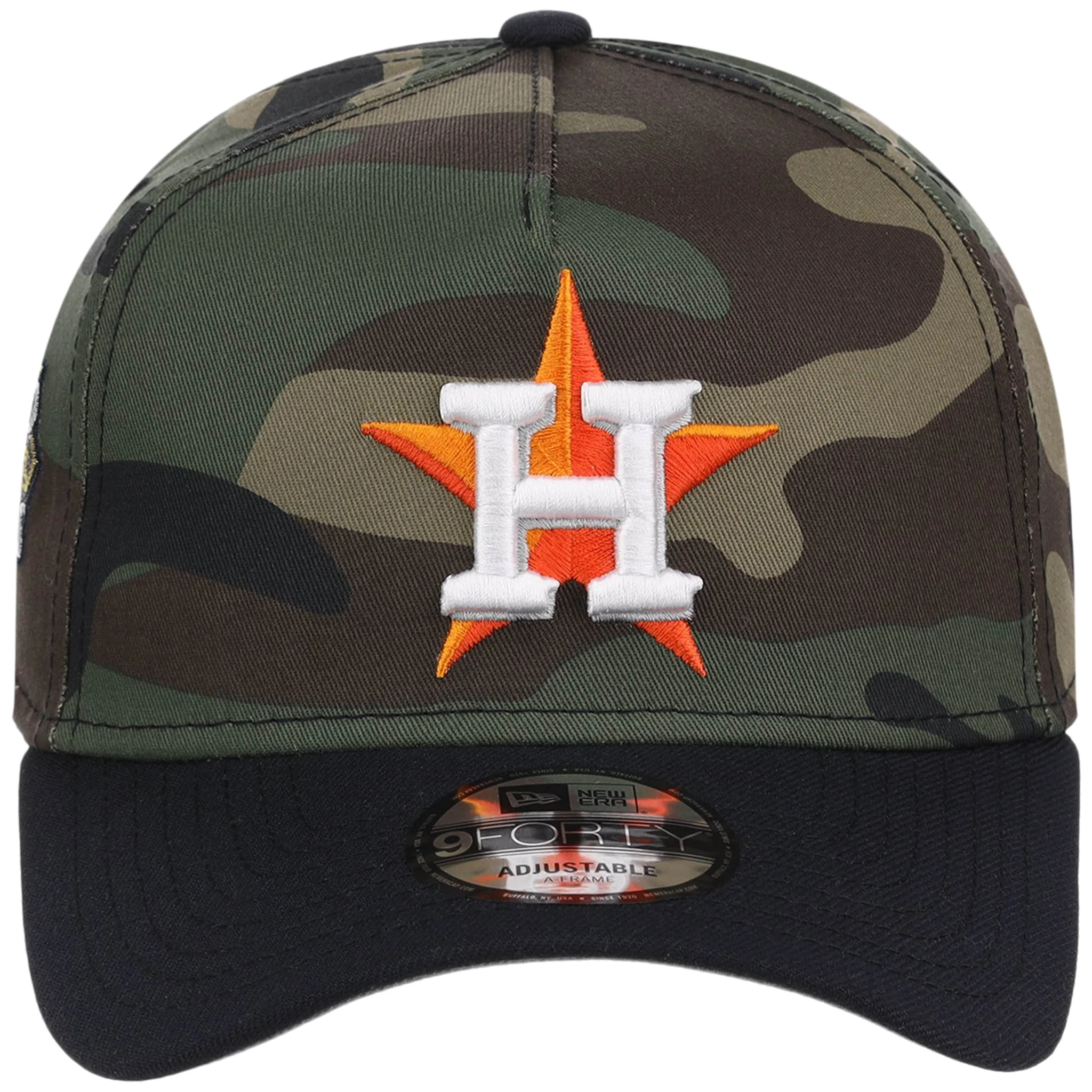 Houston Astros MLB Woodland Contrast New Era 9FORTY - Image 5