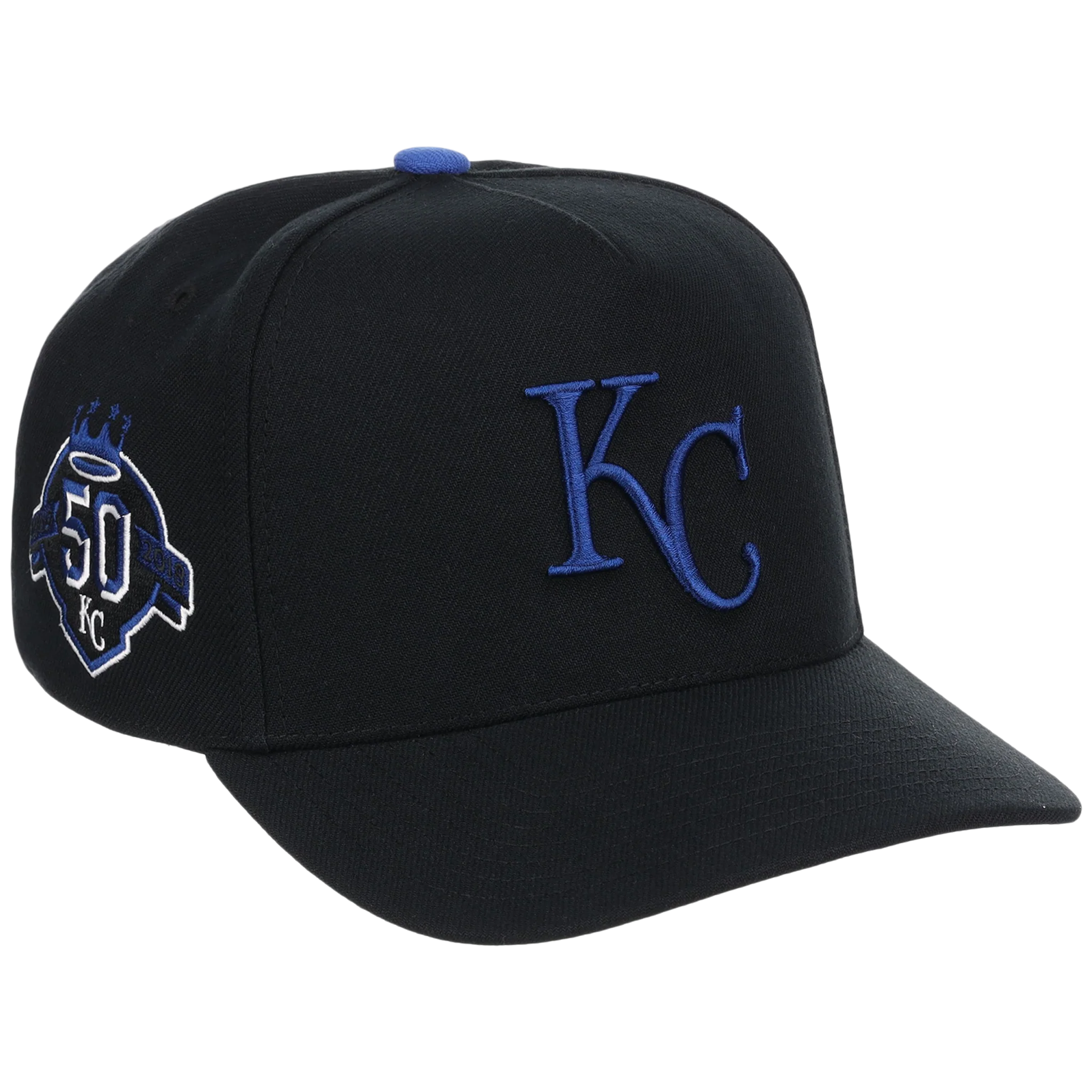 Kansas City Royals Mitchell & Ness MLB 'Era Flip' Heritage Series Pro Pinch - Black/Black