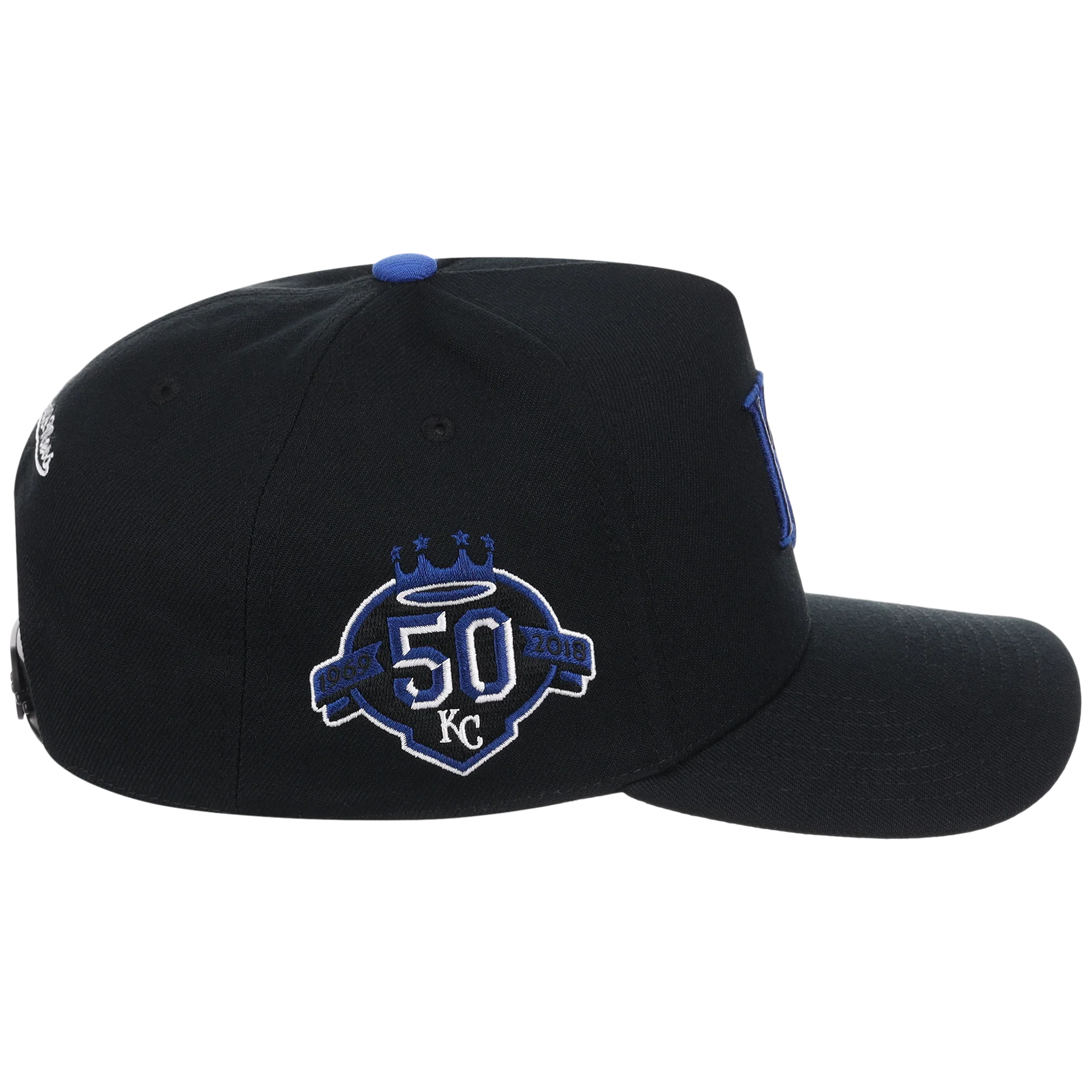 Kansas City Royals Mitchell & Ness MLB 'Era Flip' Heritage Series Pro Pinch - Black/Black - Image 3