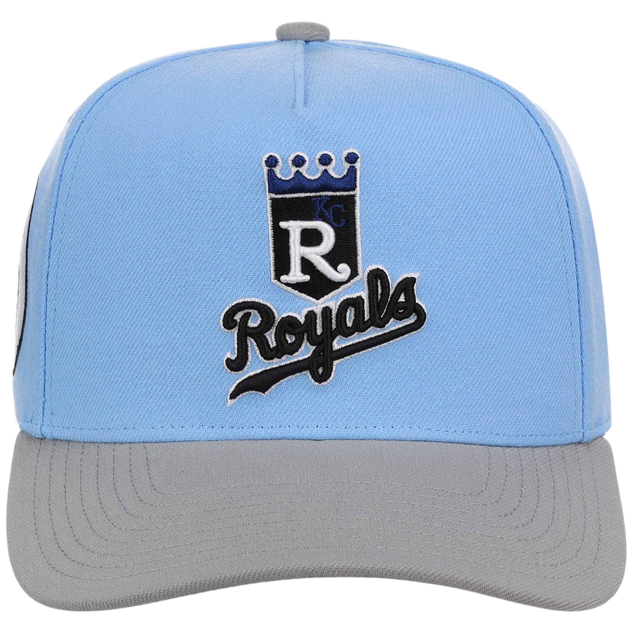 Kansas City Royals Mitchell & Ness MLB 'Era Flip' Heritage Series Pro Pinch - Sky/Gray - Image 5