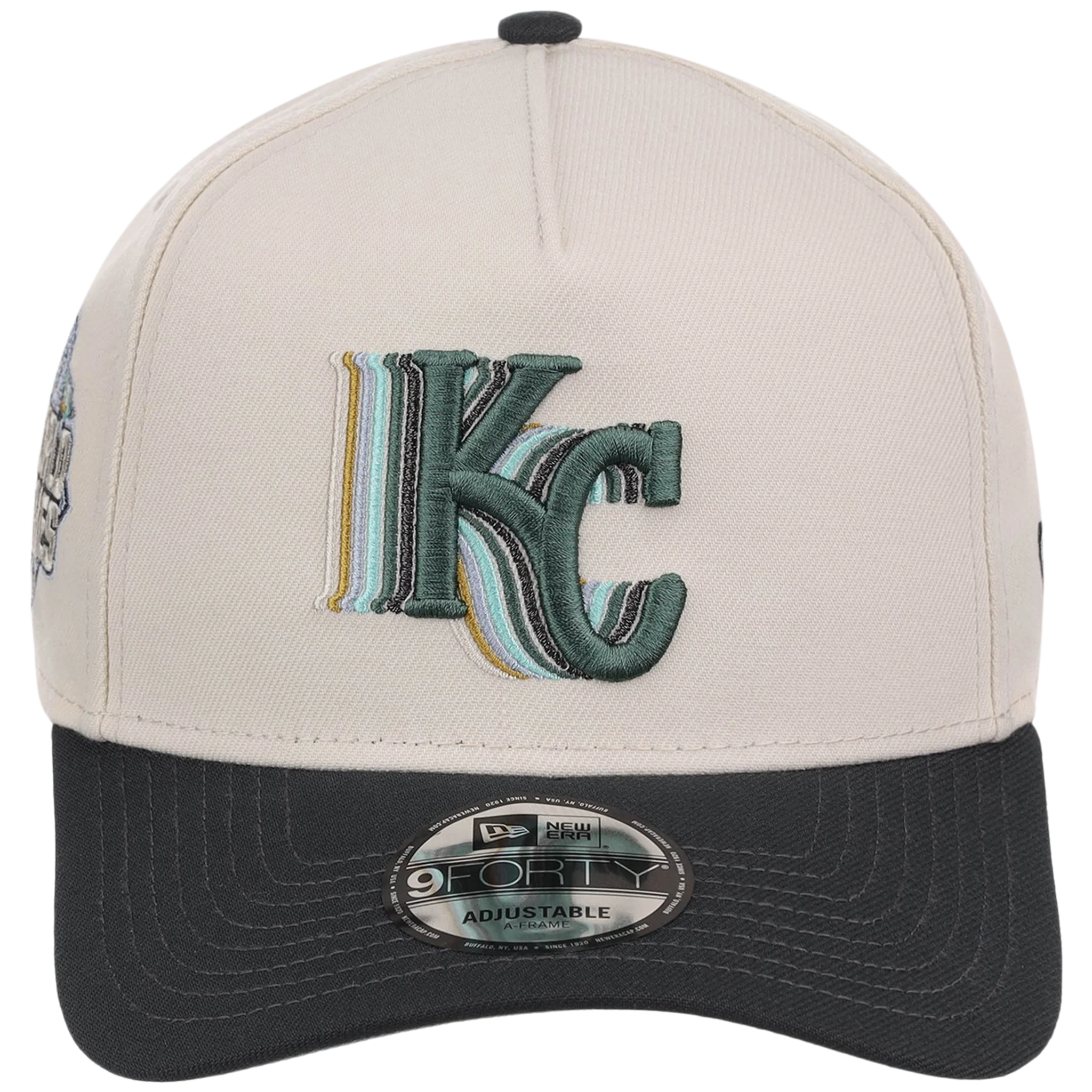 Kansas City Royals MLB Cream Clouds New Era 9FORTY - Image 5