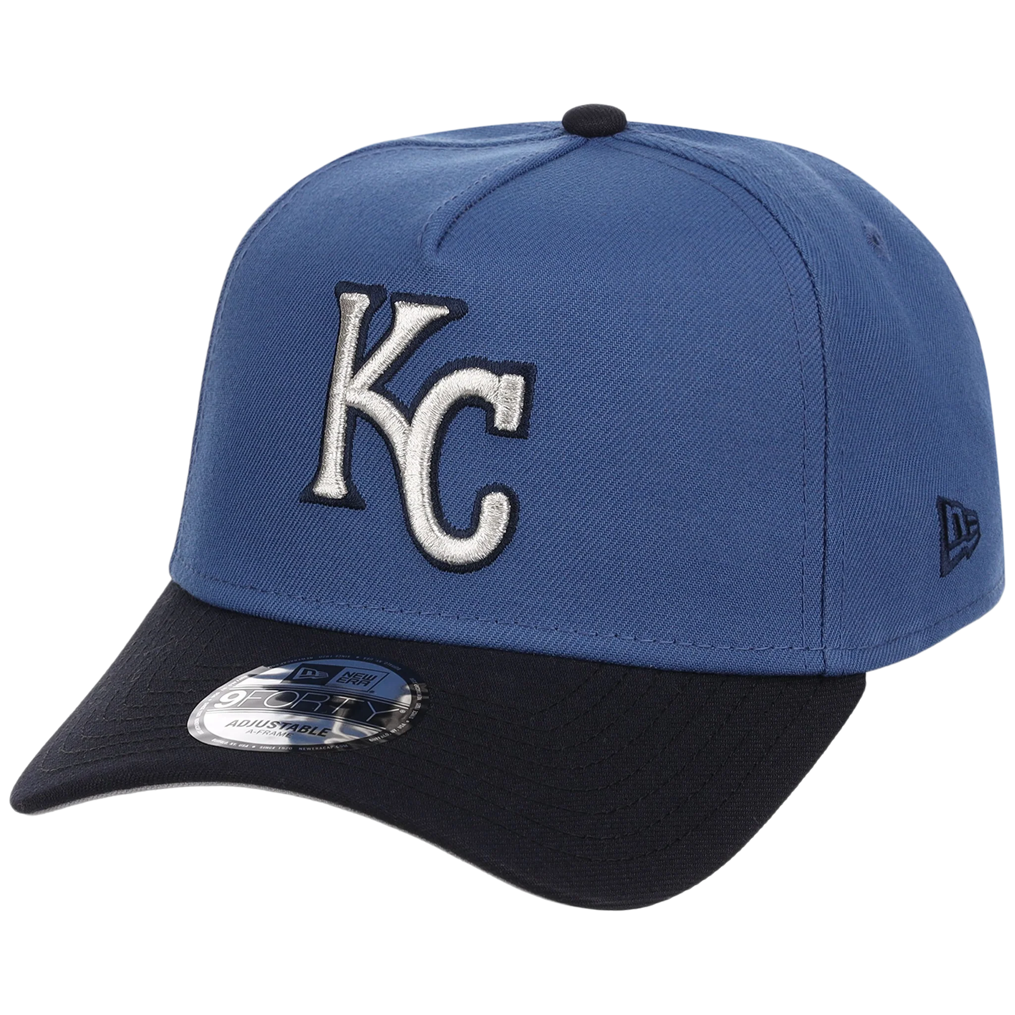 Kansas City Royals MLB Indigo Navy New Era 9FORTY - Image 4