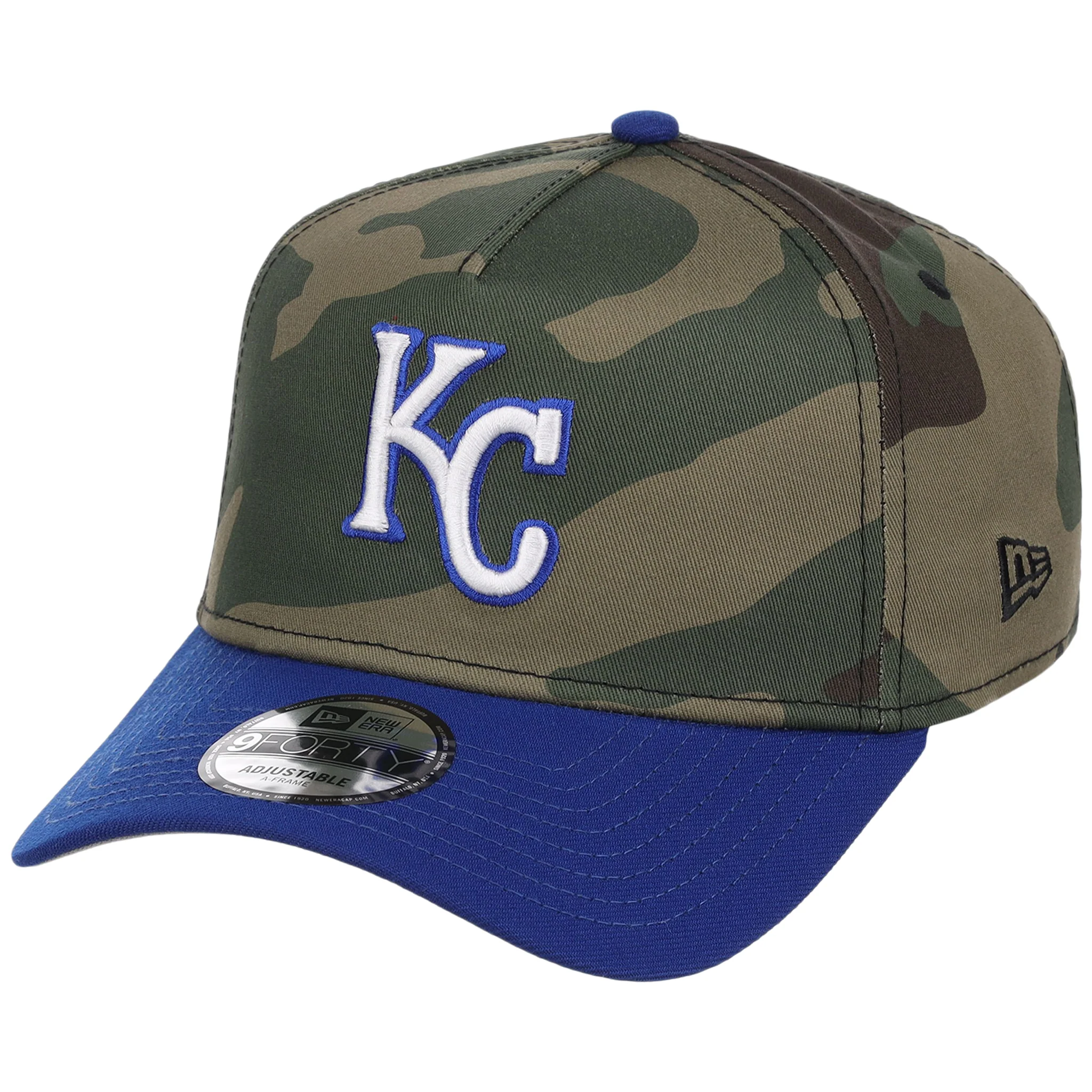 Kansas City Royals MLB Woodland Contrast New Era 9FORTY - Image 4