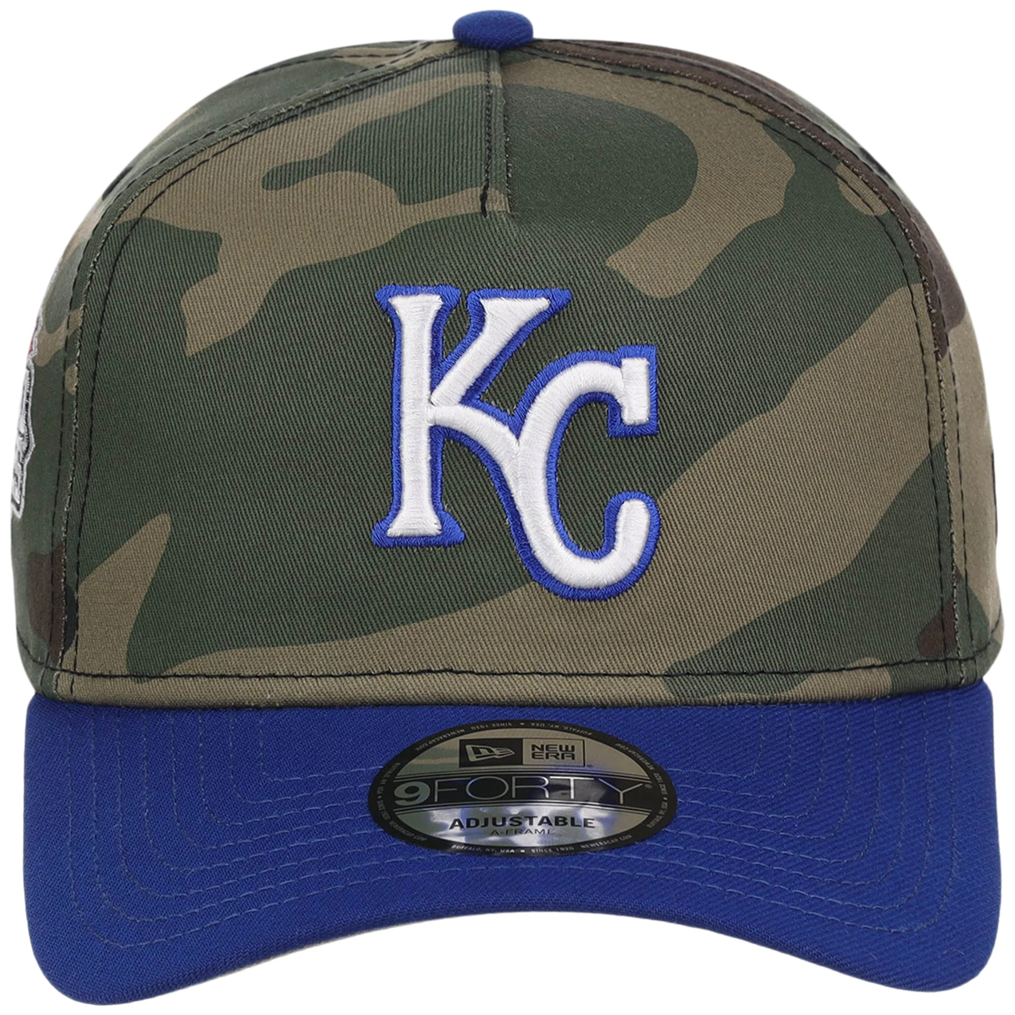 Kansas City Royals MLB Woodland Contrast New Era 9FORTY - Image 5