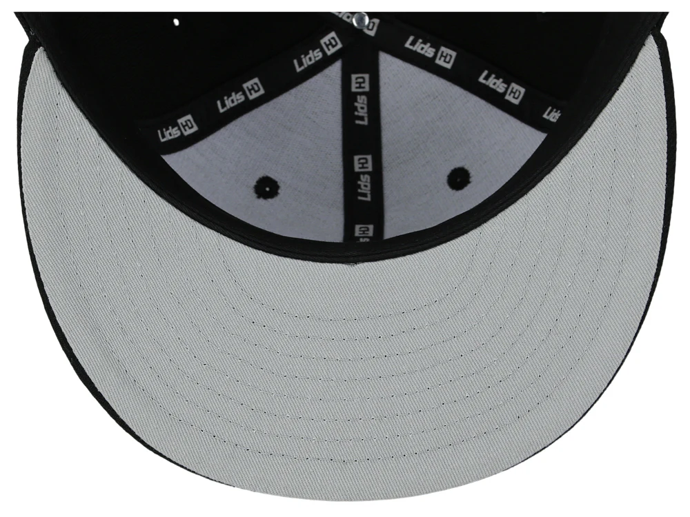 Lids Hat Drop Branded HD Fitted Cap - Black/Black/Grey - Image 2