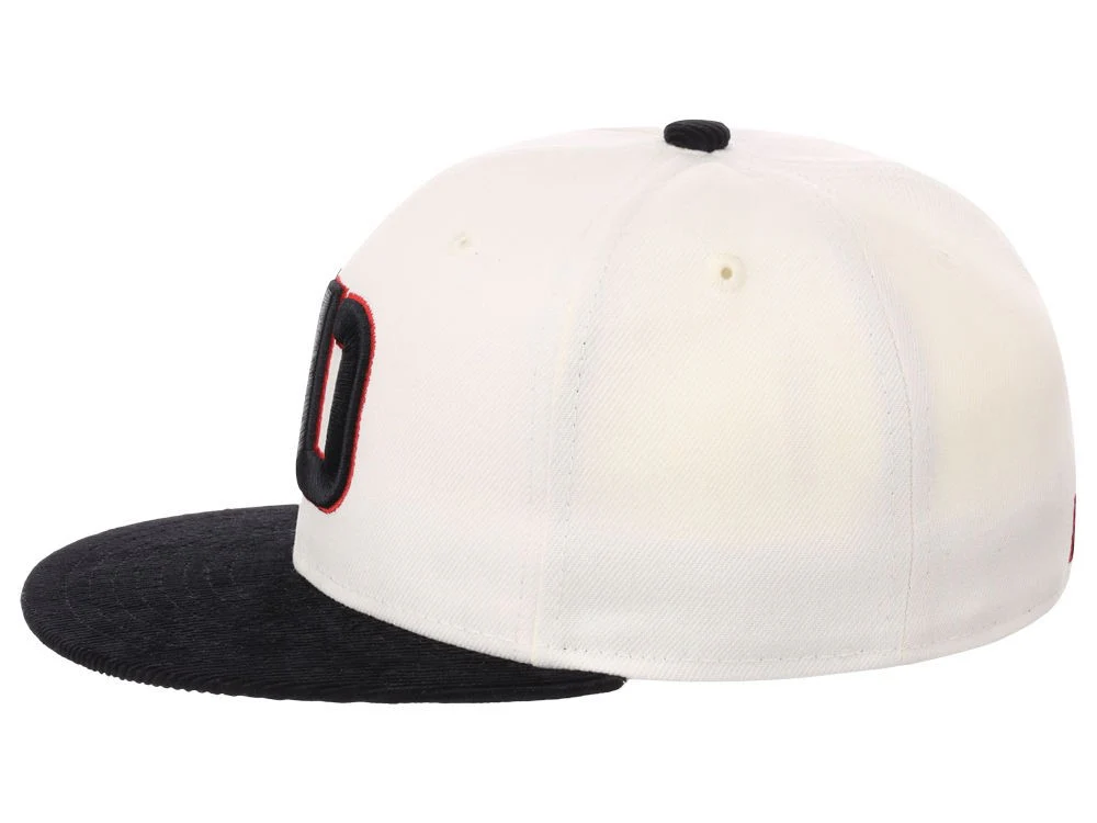 Lids Hat Drop Branded HD Fitted Cap - Ivory/Black/Grey - Image 5