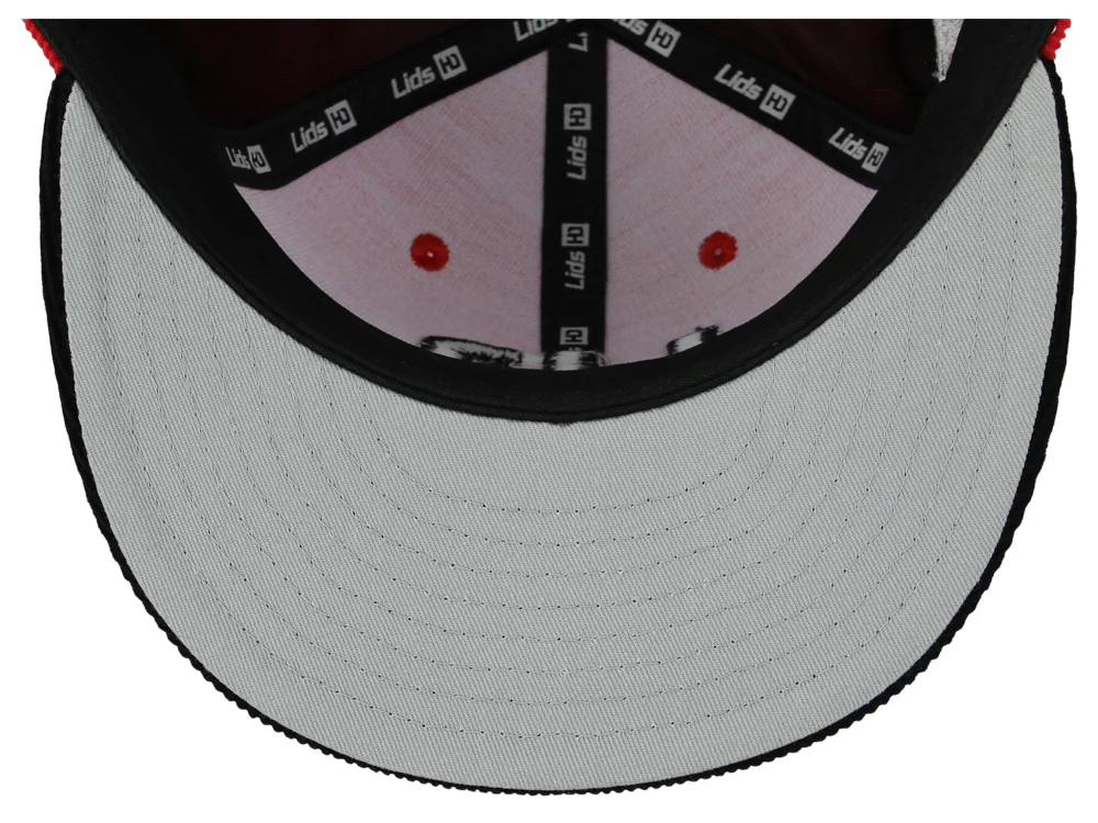 Lids Hat Drop Branded HD Fitted Cap - Red/Black/Grey - Image 2