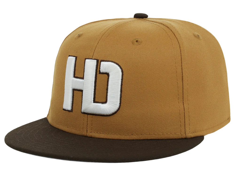Lids Hat Drop Branded HD Fitted Cap - Tan/Brown/Grey - Image 4