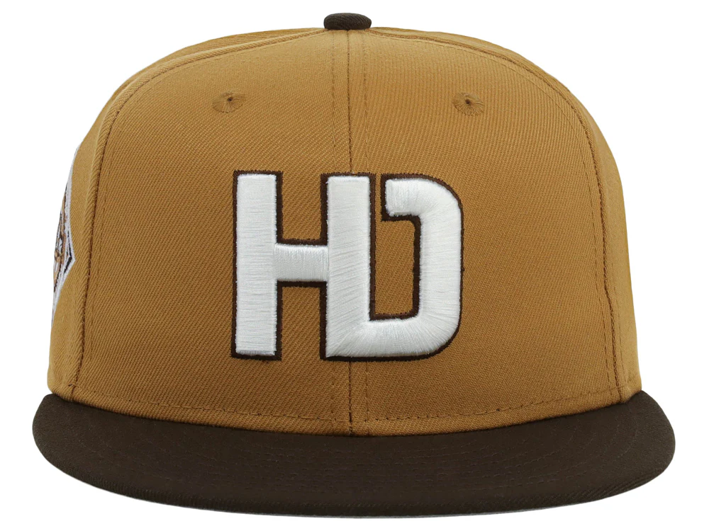Lids Hat Drop Branded HD Fitted Cap - Tan/Brown/Grey - Image 5