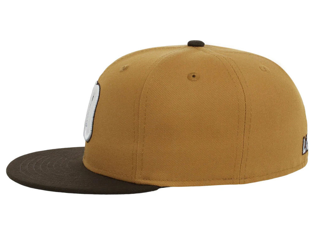 Lids Hat Drop Branded HD Fitted Cap - Tan/Brown/Grey - Image 6