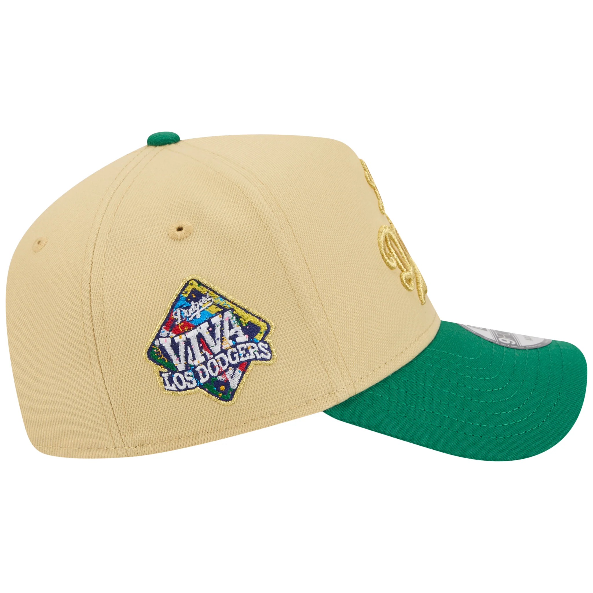 Los Angeles Dodgers Los Angeles Crown the City - Doyers - Gold/Green New Era 9FORTY - Image 3