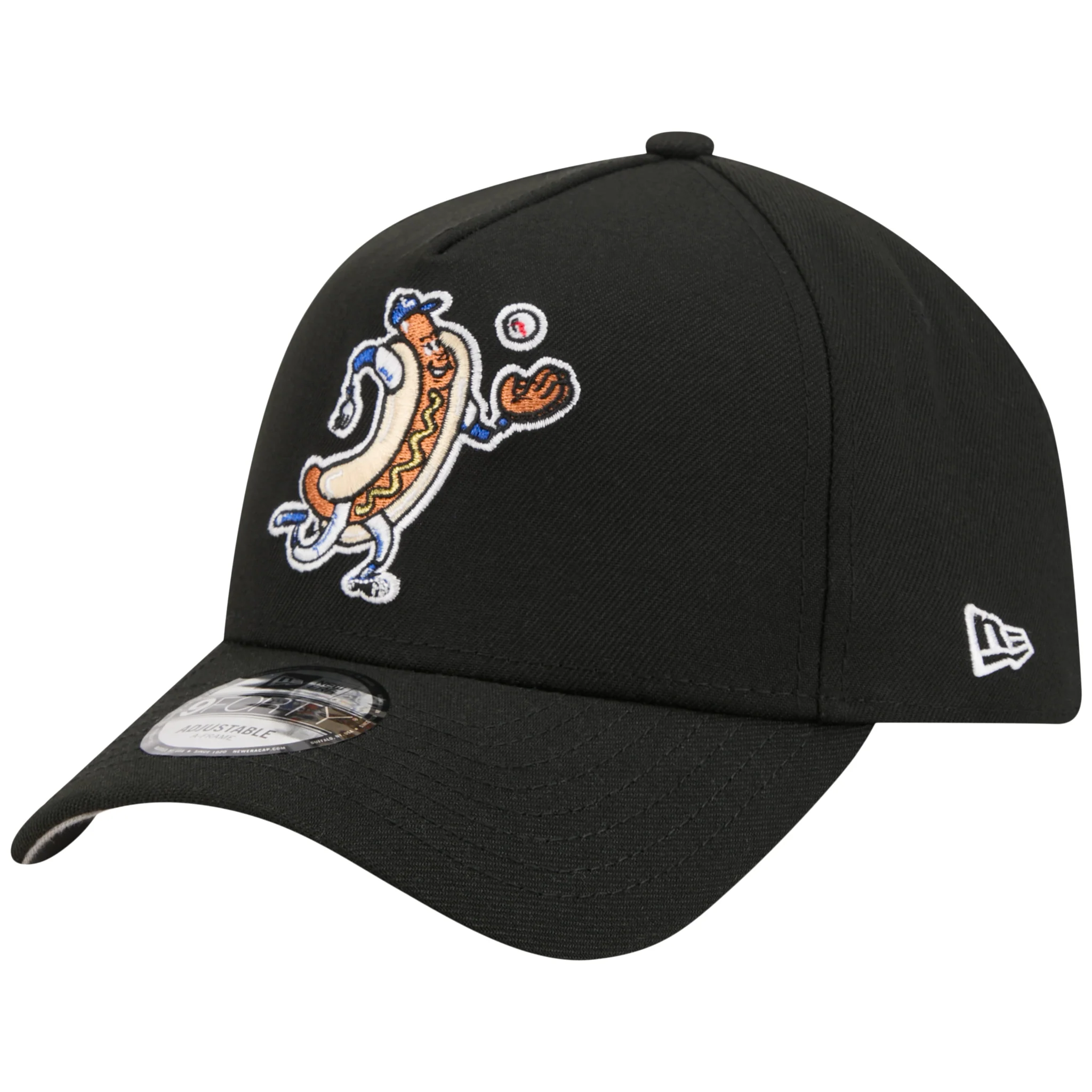 Los Angeles Dodgers Los Angeles Crown the City - Hot Dog - Black/Black New Era 9FORTY - Image 4