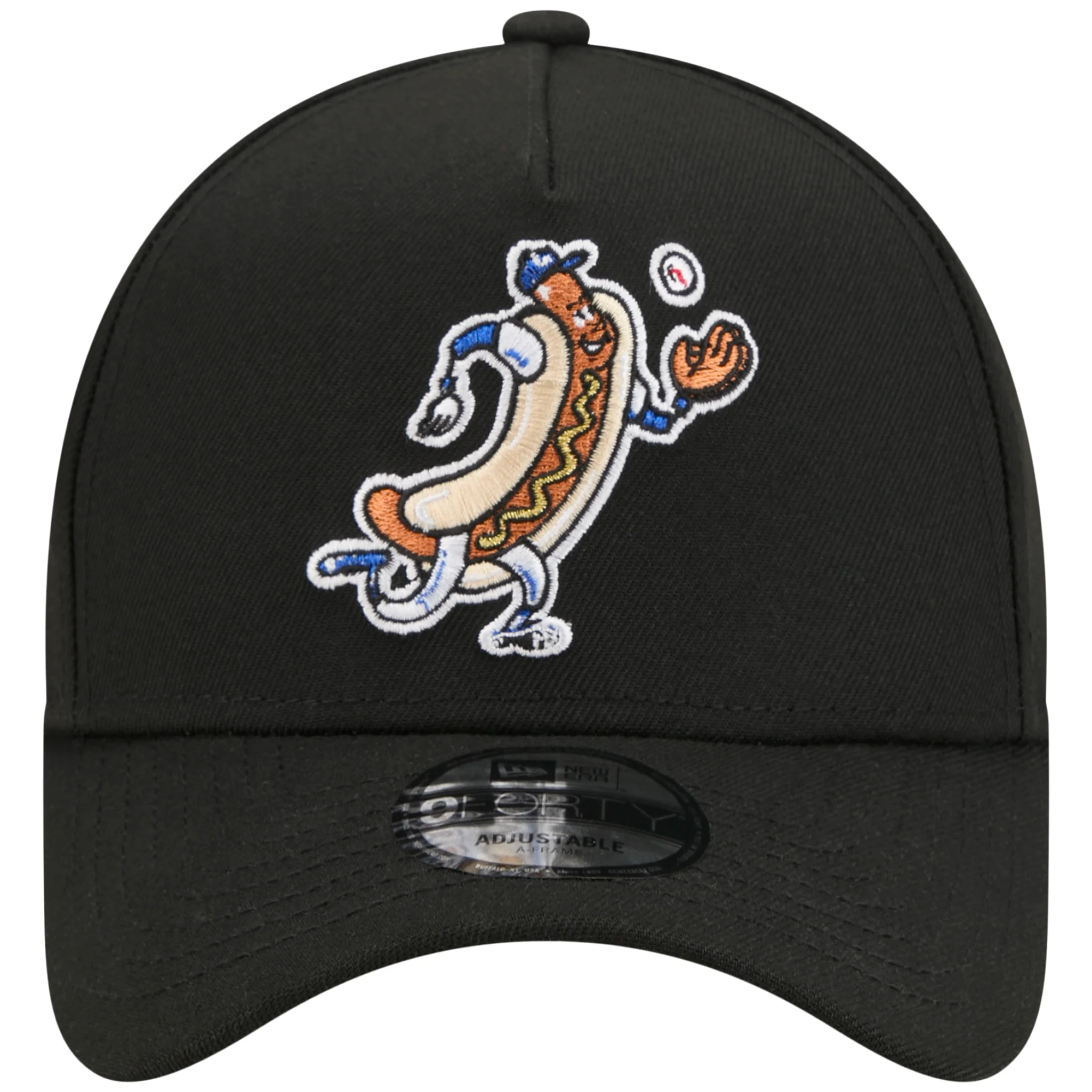Los Angeles Dodgers Los Angeles Crown the City - Hot Dog - Black/Black New Era 9FORTY - Image 5