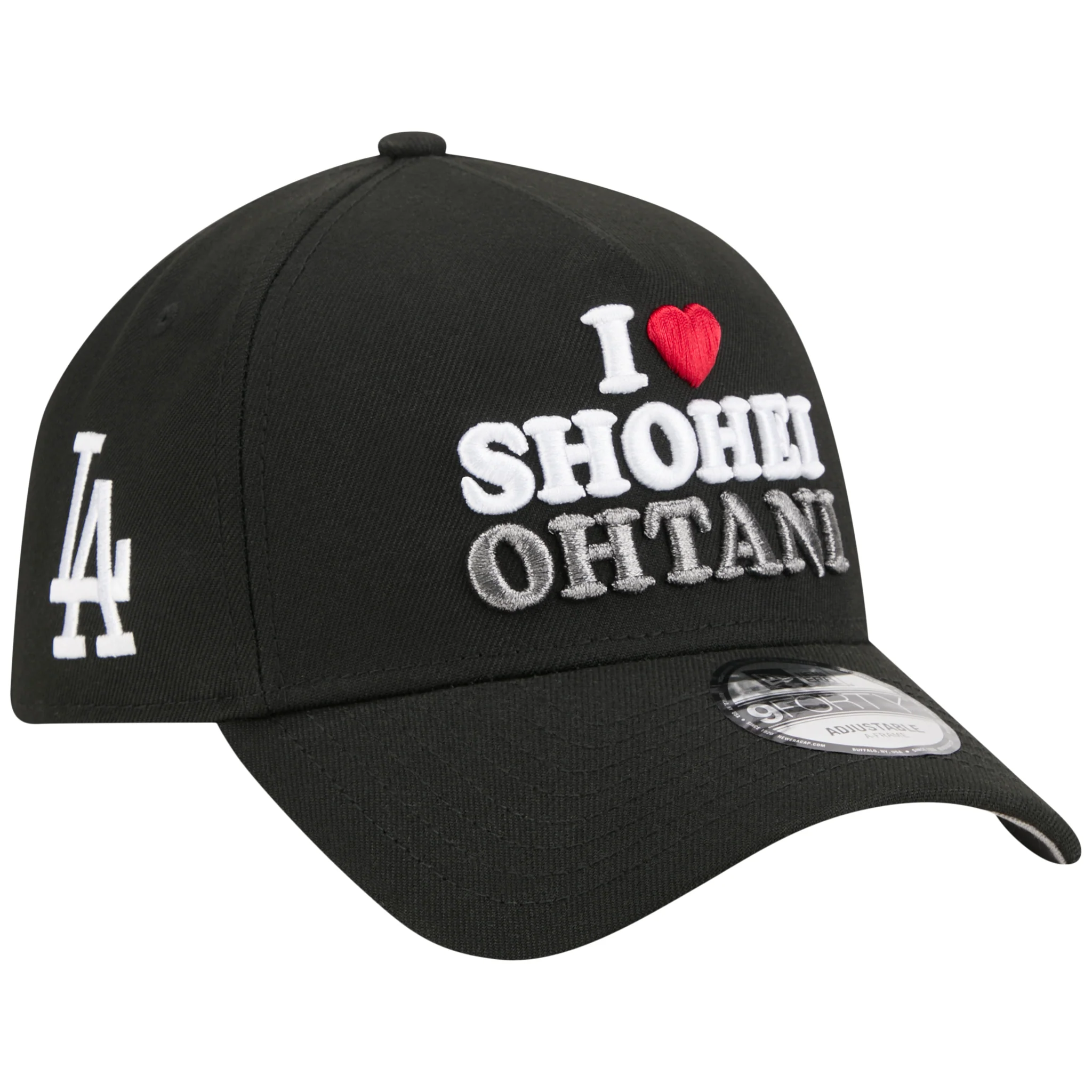Los Angeles Dodgers Los Angeles Crown the City - I Love Shohei - Black/Black New Era 9FORTY